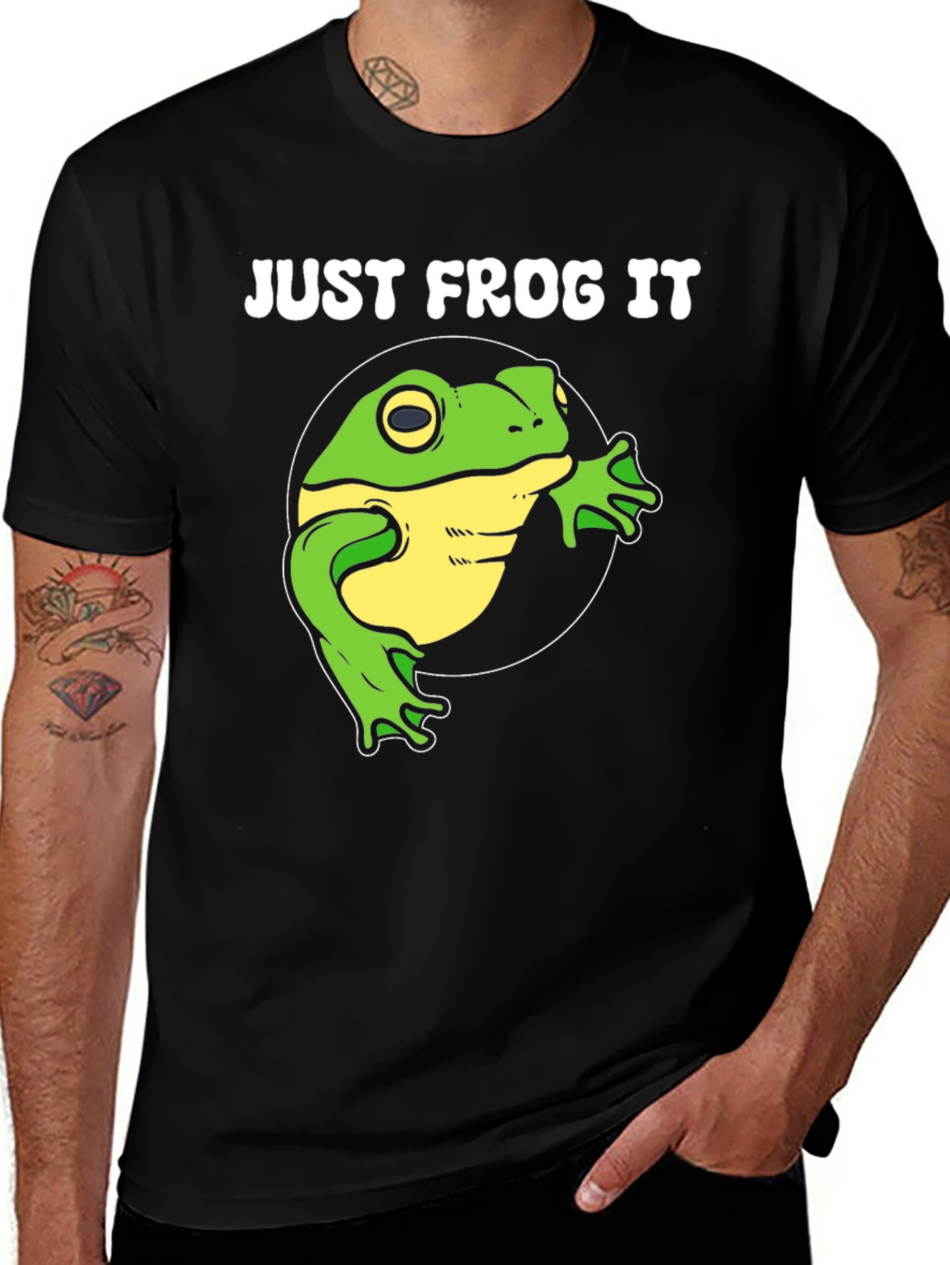 Variant 20 of Just Frog It T-Shirt - Funny Animal Tee