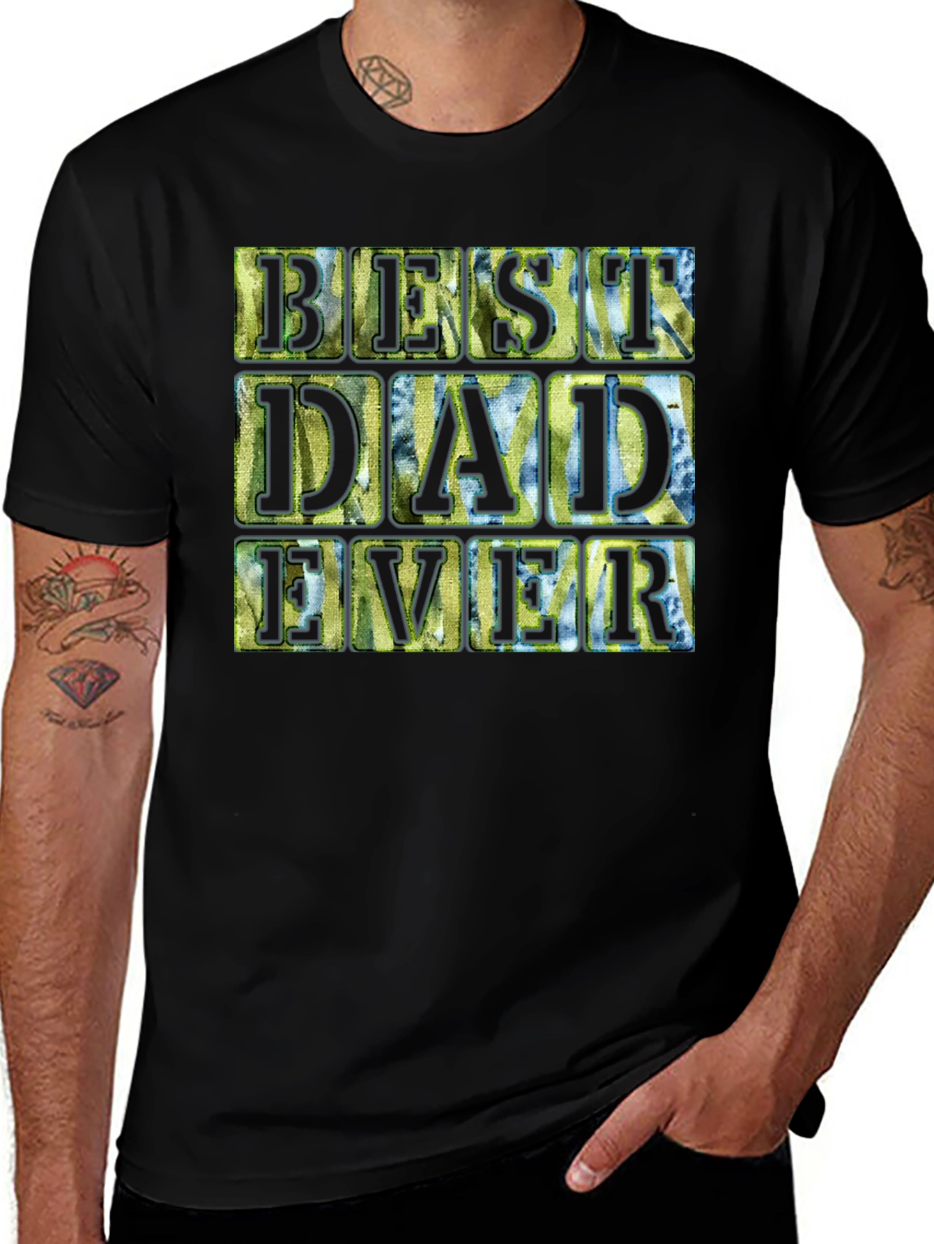 Variant 2 of Best Dad Ever T-Shirt