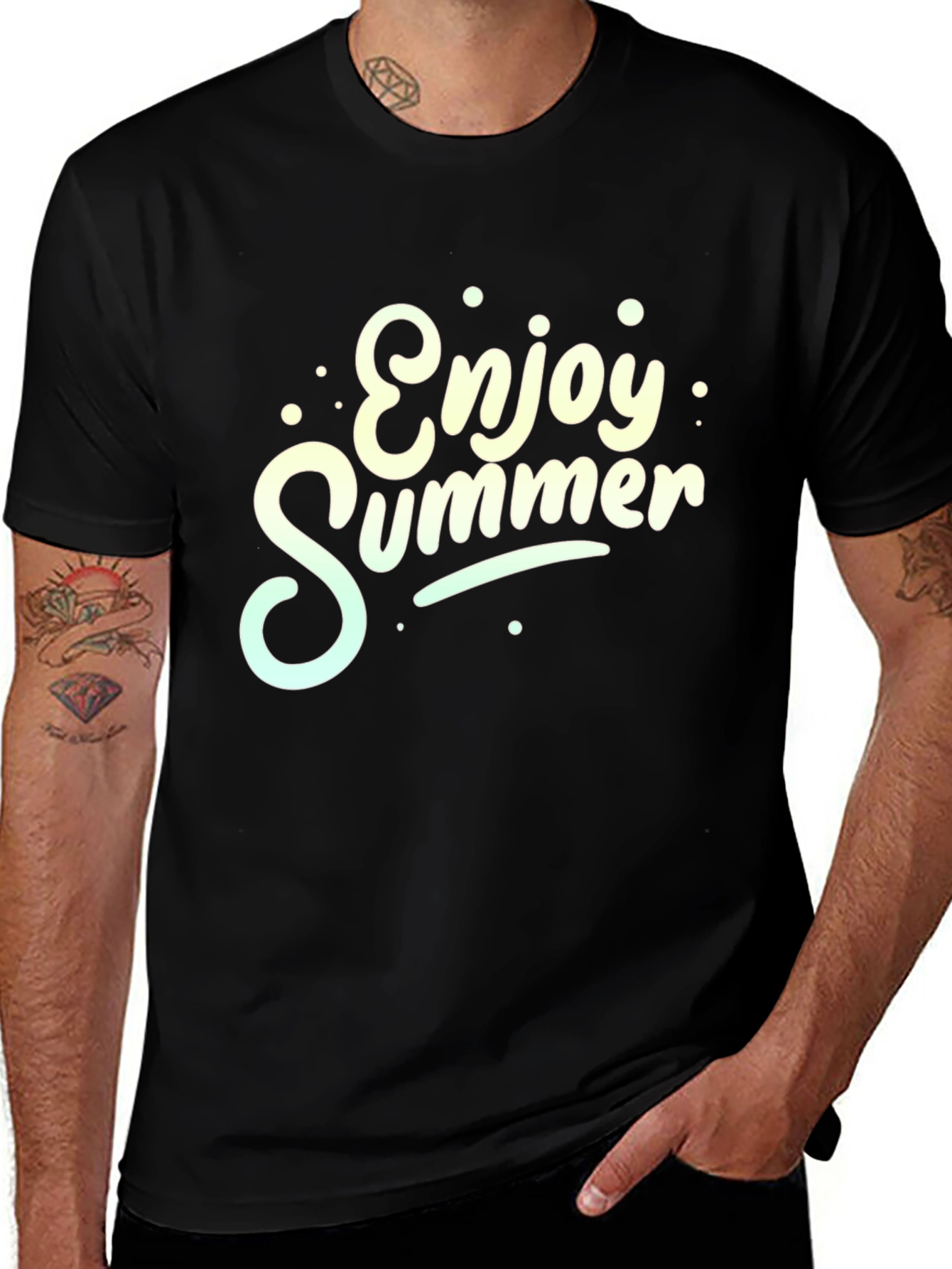 Variant 21 of Enjoy Summer Graphic Tee - Short Sleeve