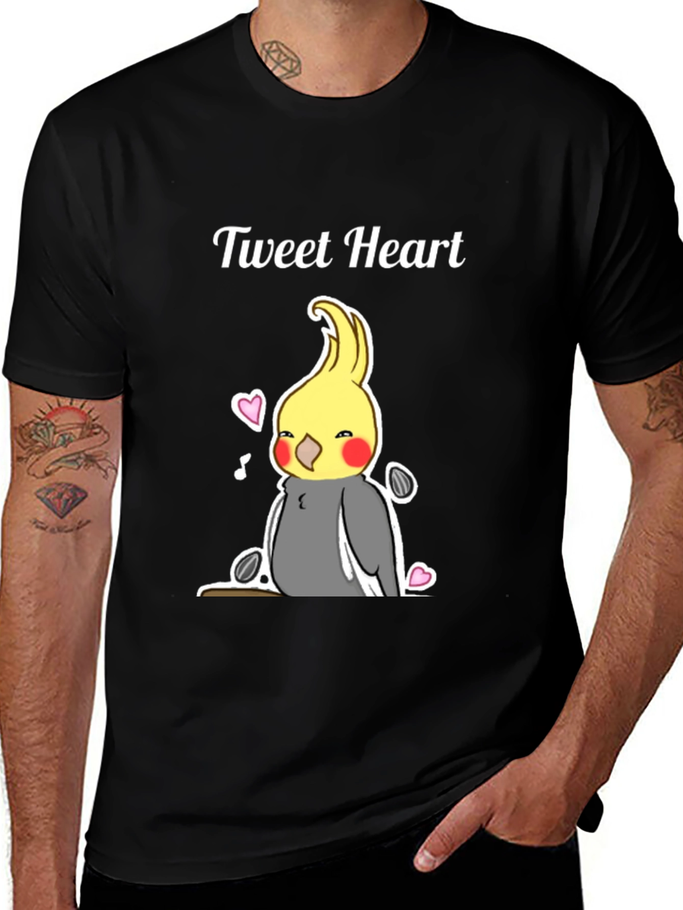 Variant 4 of Tweet Heart Cockatiel T-Shirt