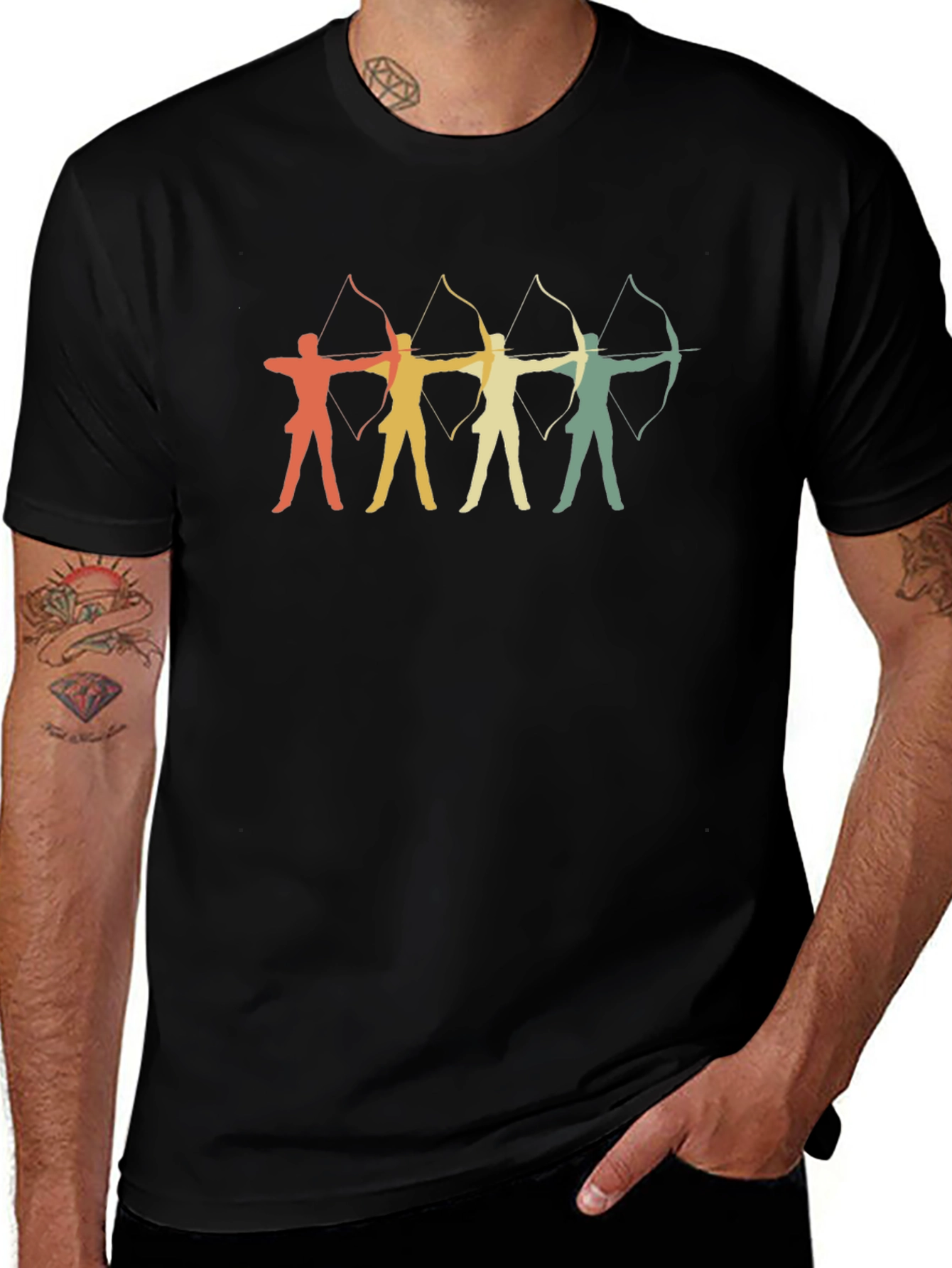 Variant 24 of Retro Archery Team T-Shirt