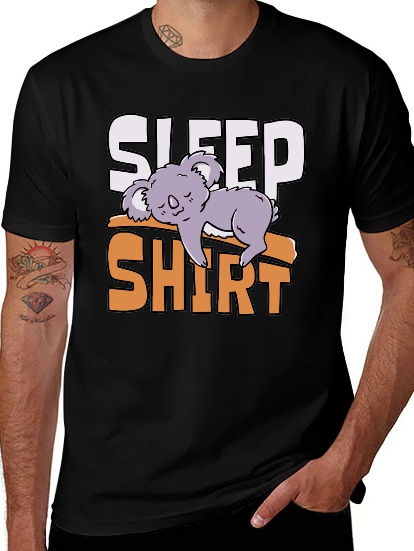 Variant 29 of Sleep Shirt Koala Tee - Funny Lazy Animal T-Shirt