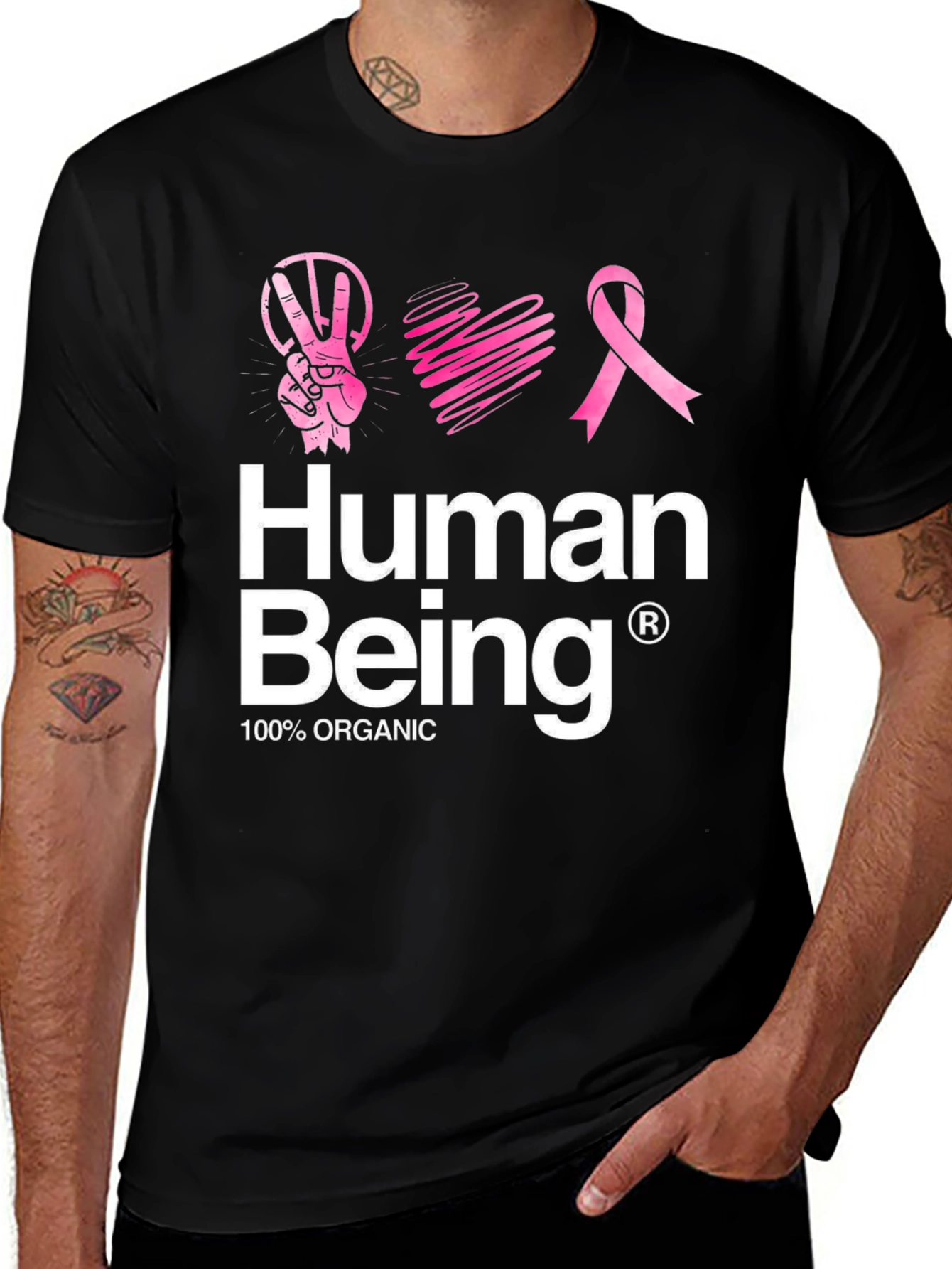 Variant 19 of Human Being Organic Cotton Graphic Tee