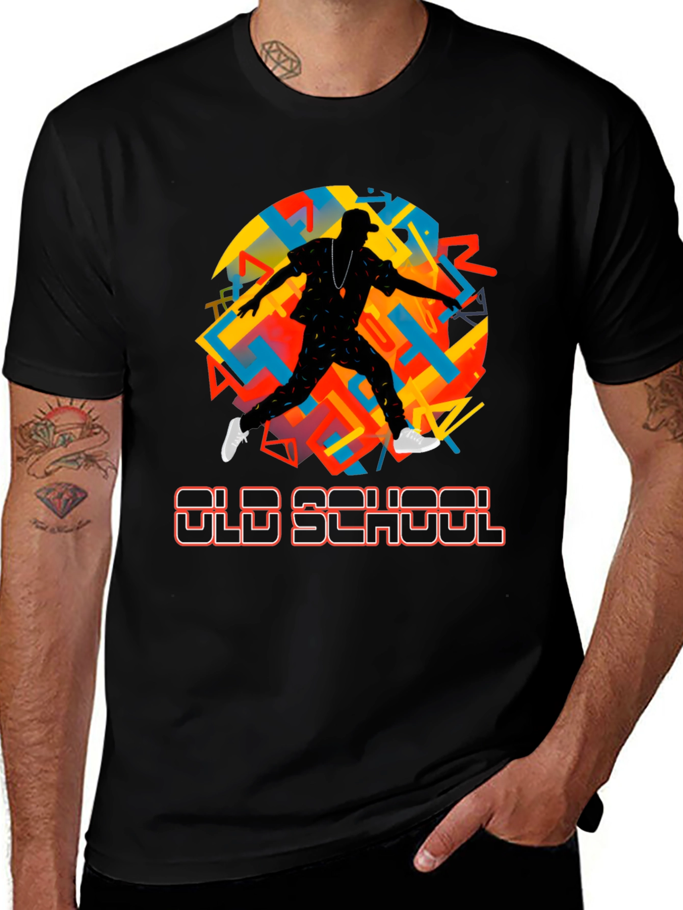 Variant 20 of Old School Graphic T-Shirt - Retro Style