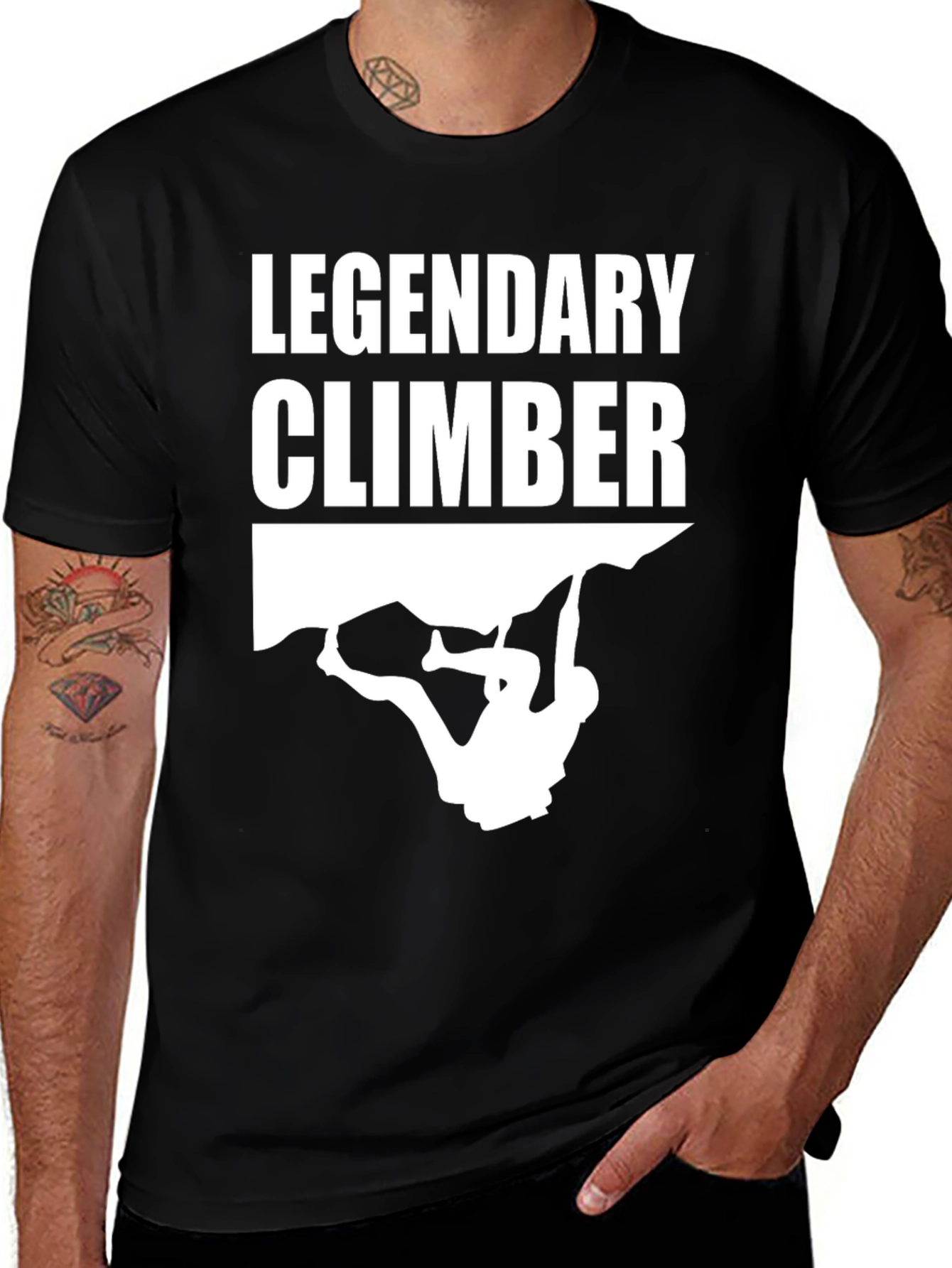 Legendary Climber Graphic Tee - Rock Climbing Shirt