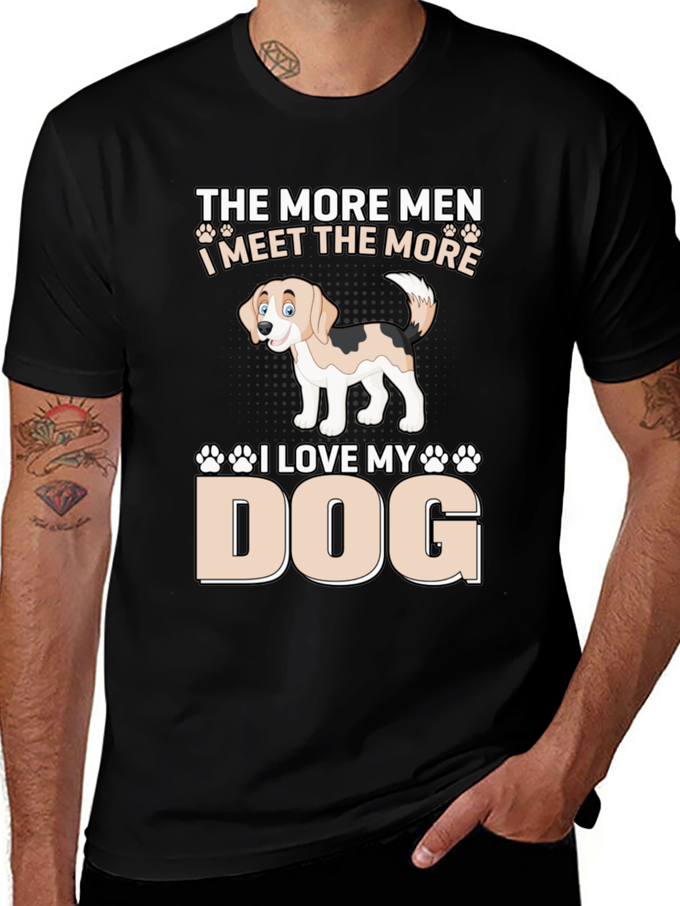 Variant 5 of Dog Lover T-Shirt - Funny Beagle Design