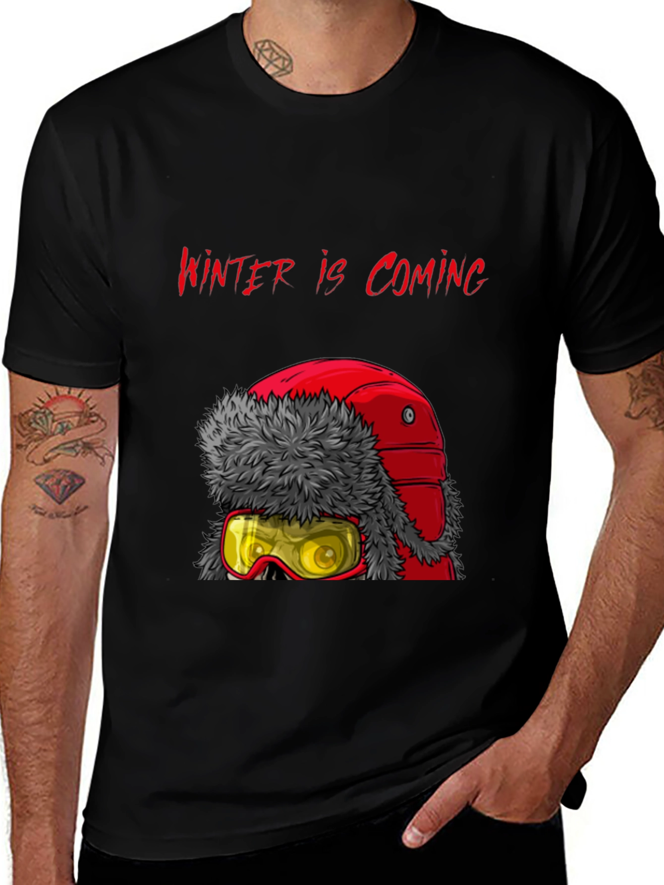 Winter Is Coming Ski Mask T-Shirt