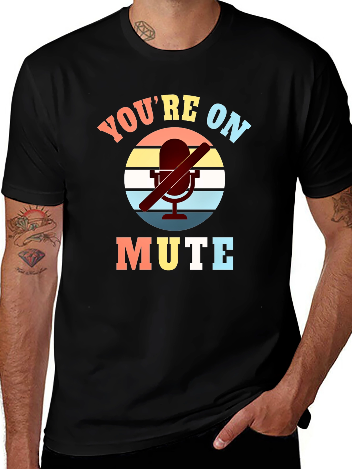 Variant 8 of You're On Mute Graphic Tee - Funny Conference Call Shirt