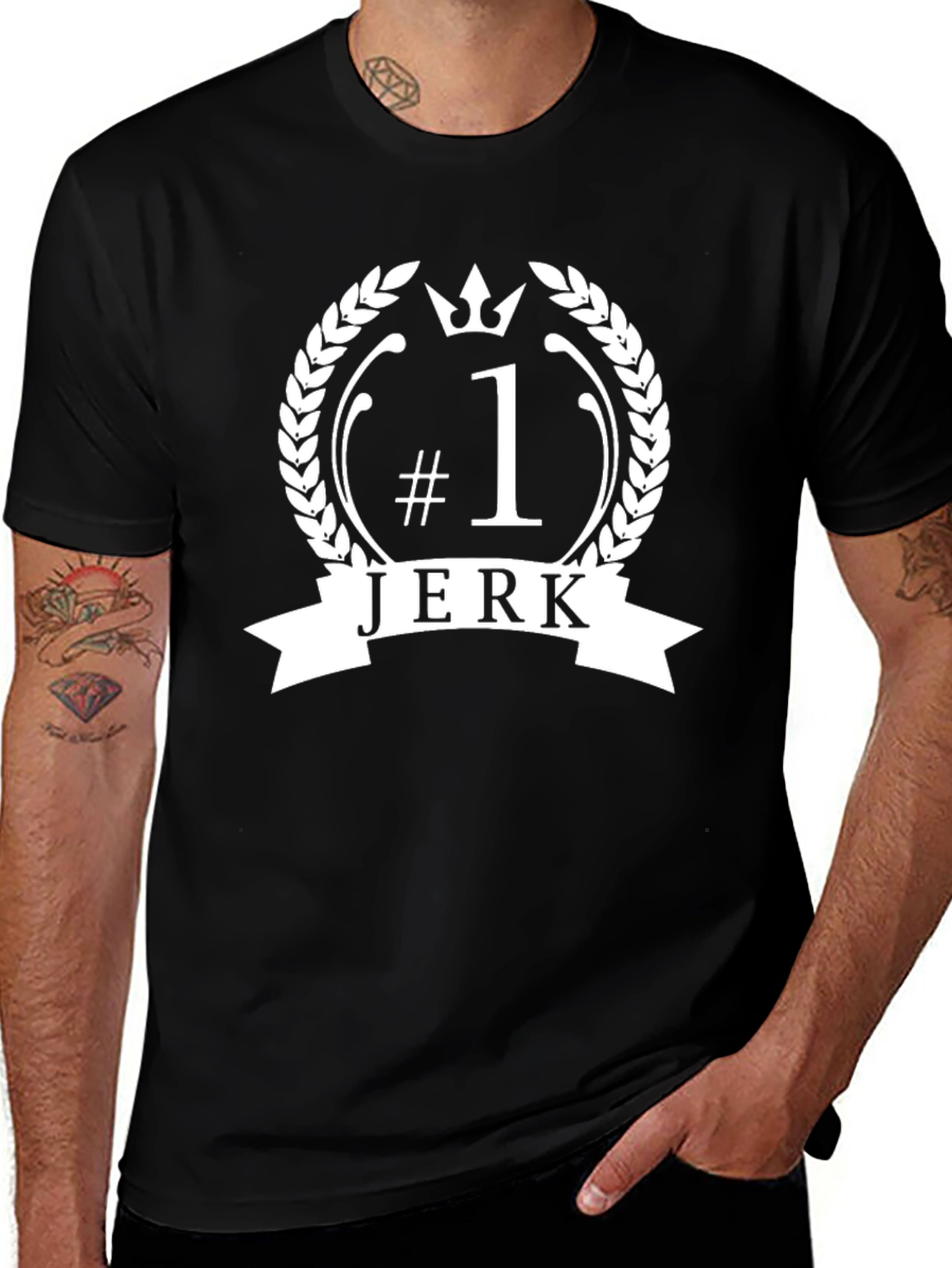 Funny #1 Jerk Graphic T-Shirt