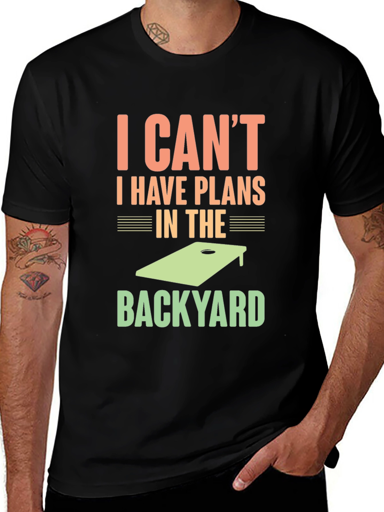 Variant 28 of Funny Backyard Plans T-Shirt