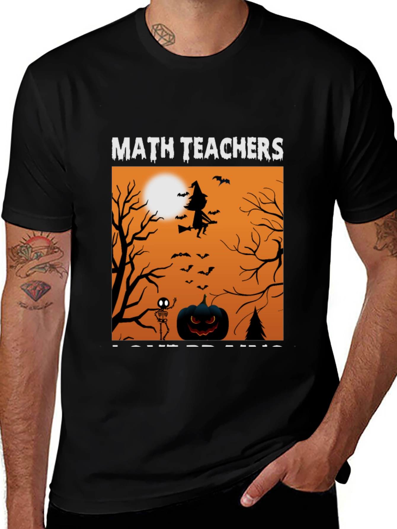 Variant 18 of Math Teachers Halloween T-Shirt