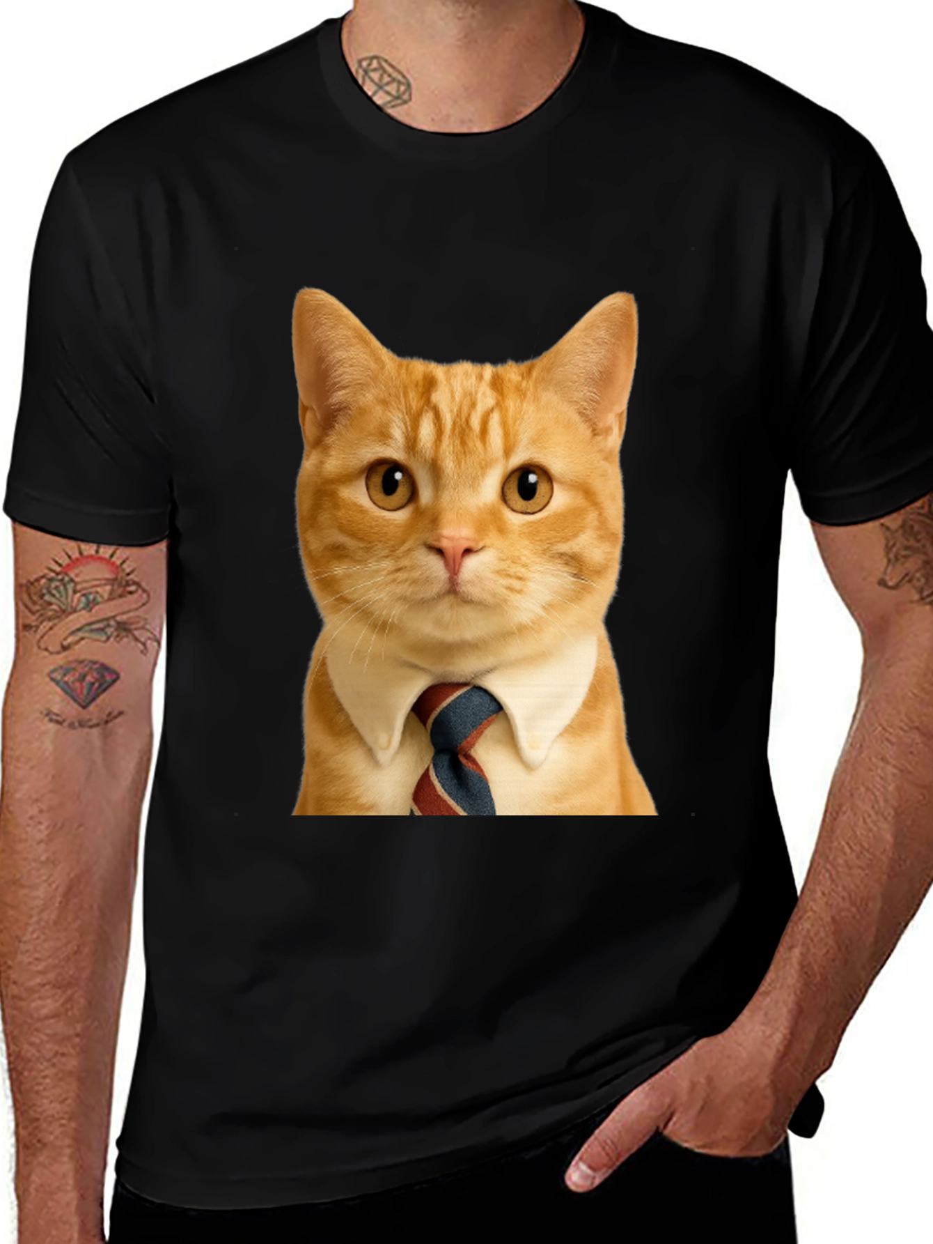 Variant 12 of Cat Boss T-Shirt - Funny Novelty Tee