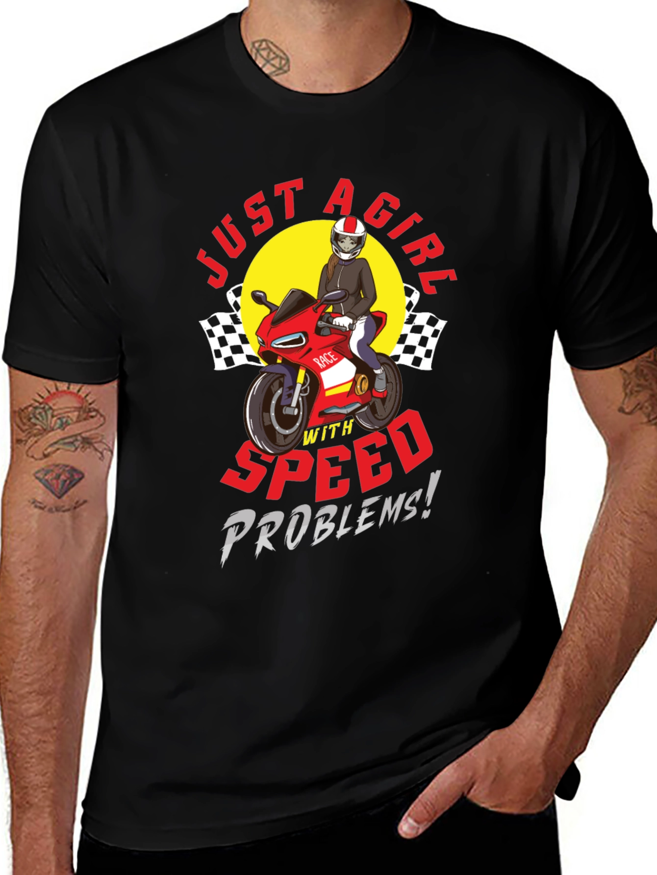 Variant 9 of Just a Girl With Speed Problems T-Shirt