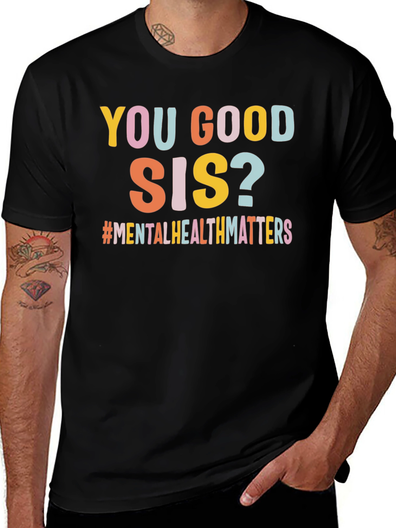 Variant 24 of You Good Sis? Mental Health Matters T-Shirt