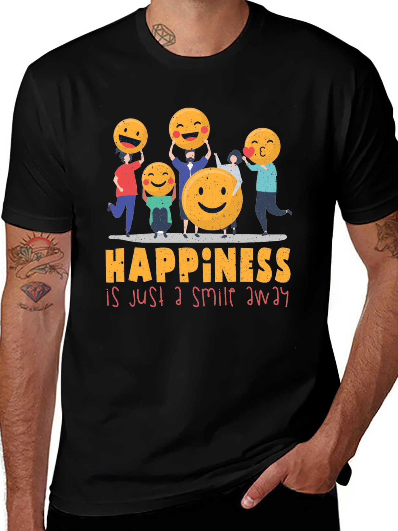 Variant 22 of Happiness is Just a Smile Away T-Shirt