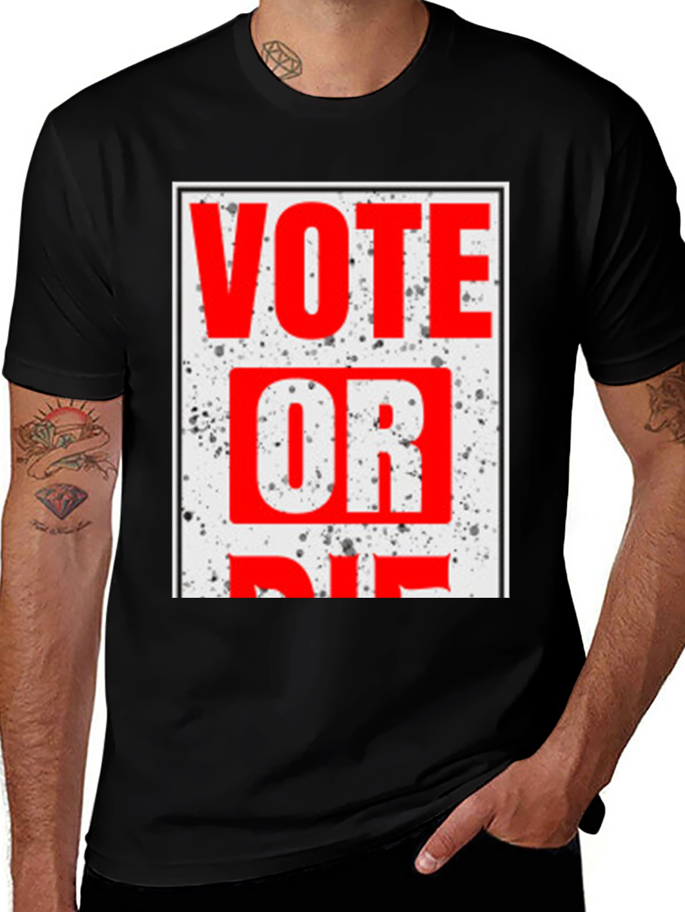 Variant 7 of Vote or Die Graphic Tee
