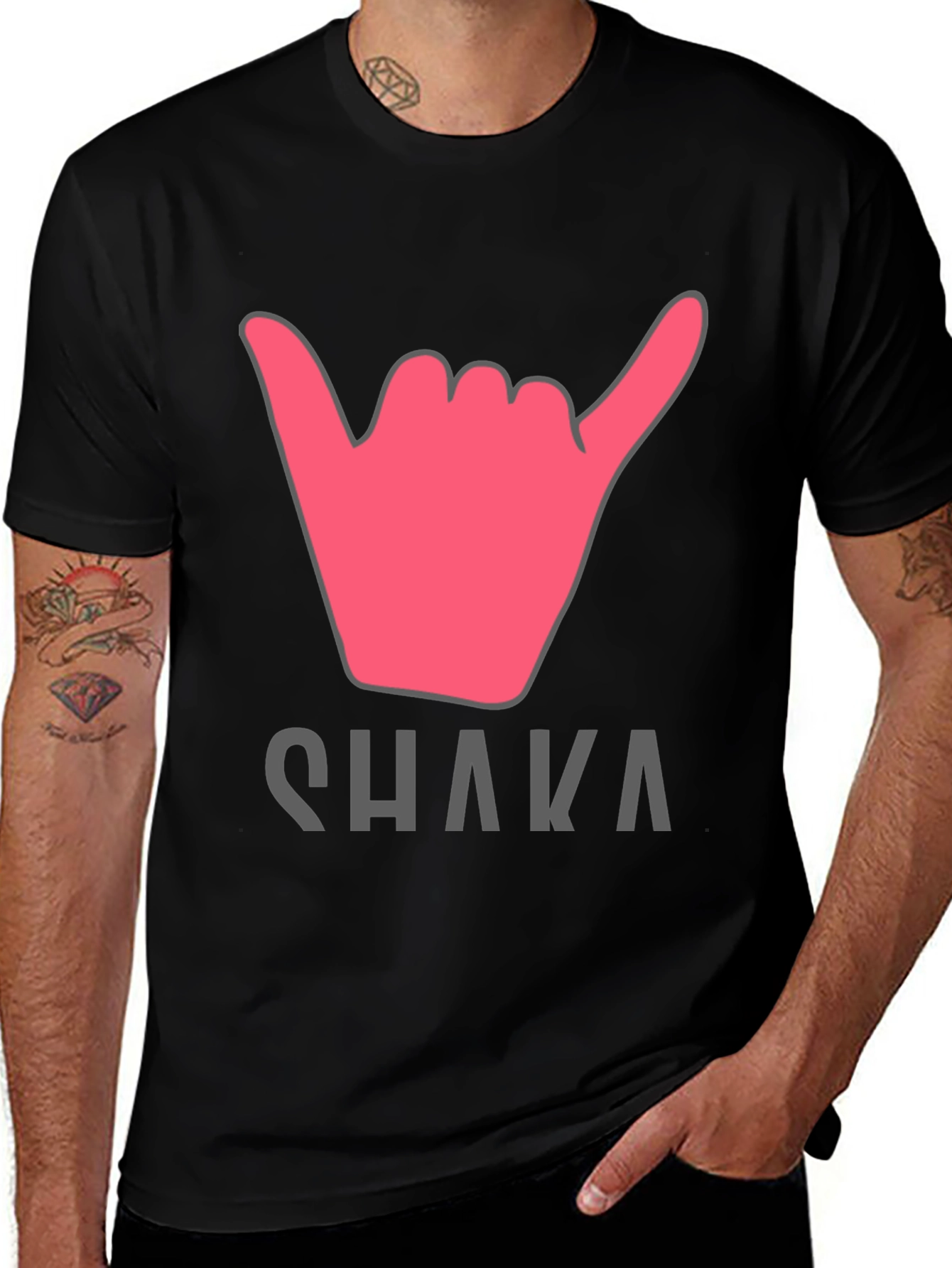 Variant 30 of Shaka Hand T-Shirt - Relaxed Fit