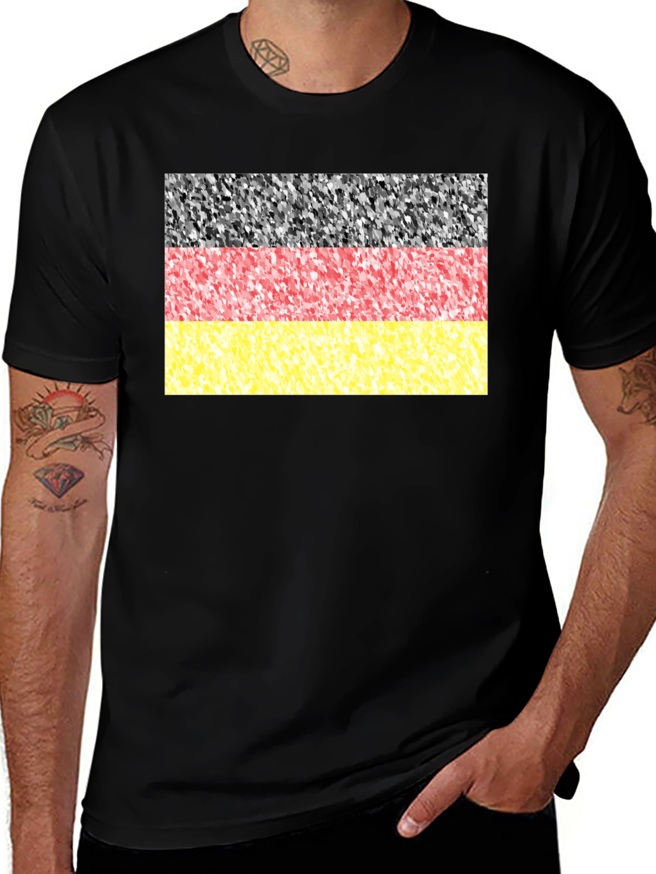 Variant 17 of Germany Flag T-Shirt - Casual Graphic Tee