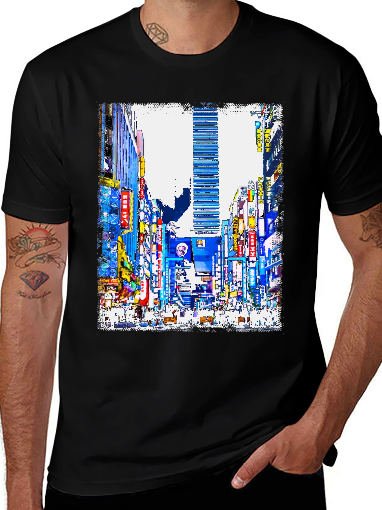 Variant 29 of Cityscape Graphic Print T-Shirt