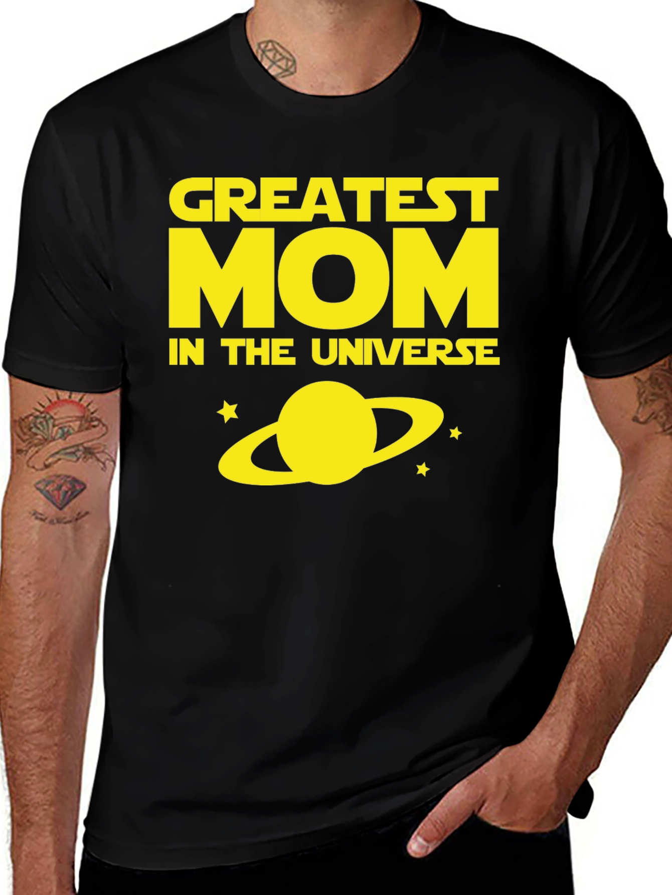Variant 28 of Greatest Mom In The Universe Black T-Shirt