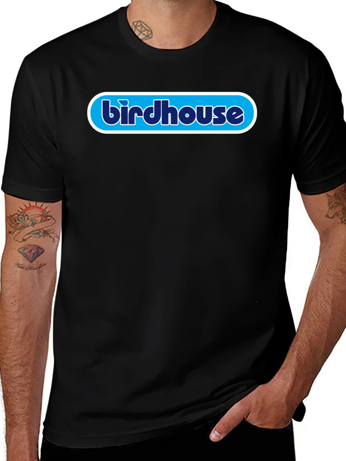 Birdhouse Logo Black T-Shirt - Skateboarding Style