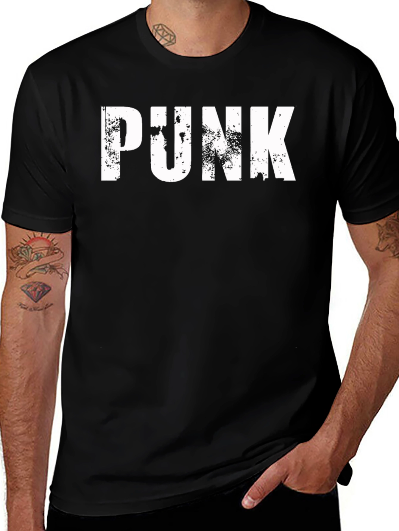 Variant 25 of Punk Graphic T-Shirt - Distressed Print