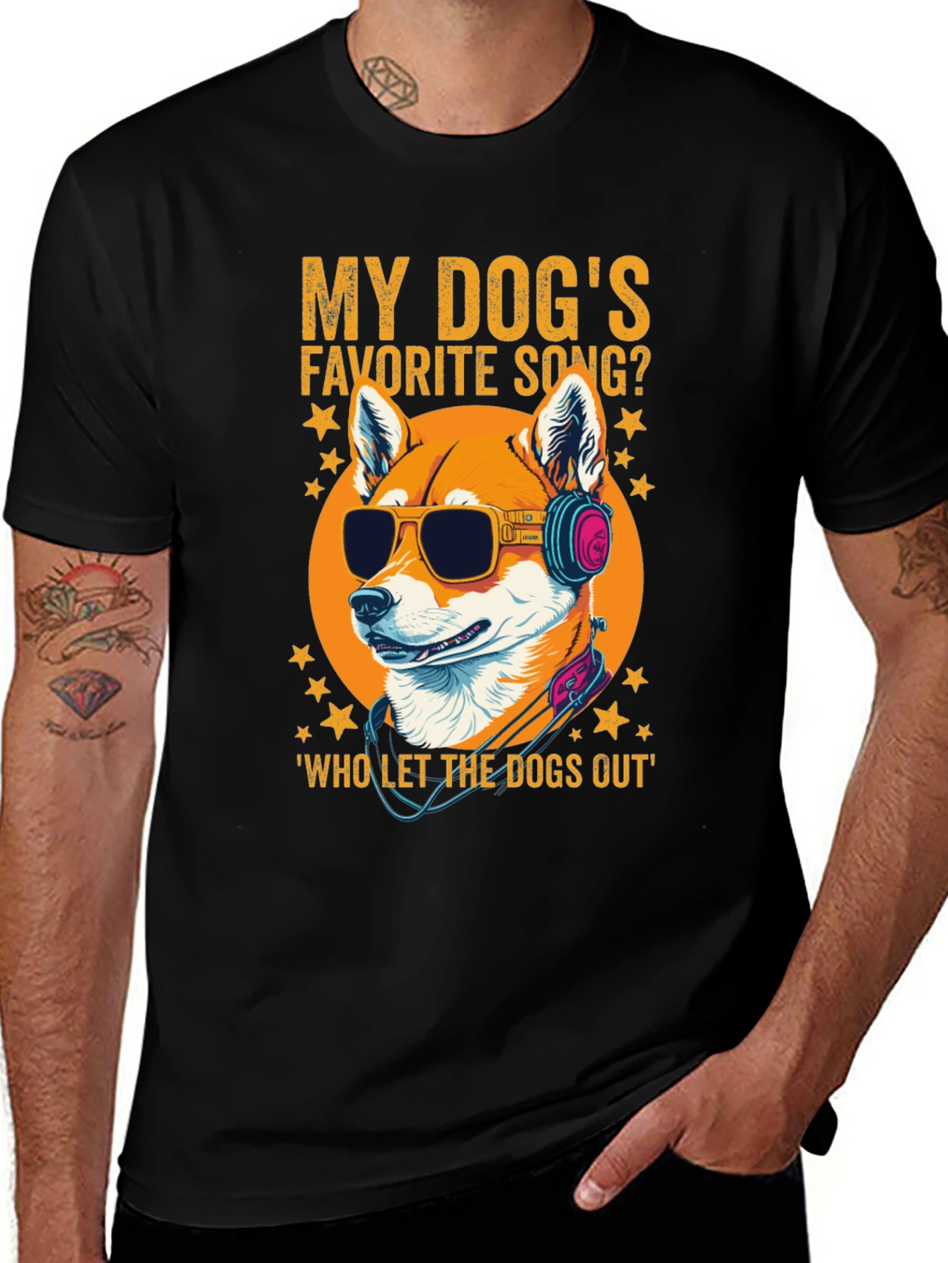 Variant 7 of Dog Lover T-Shirt: My Dog's Favorite Song