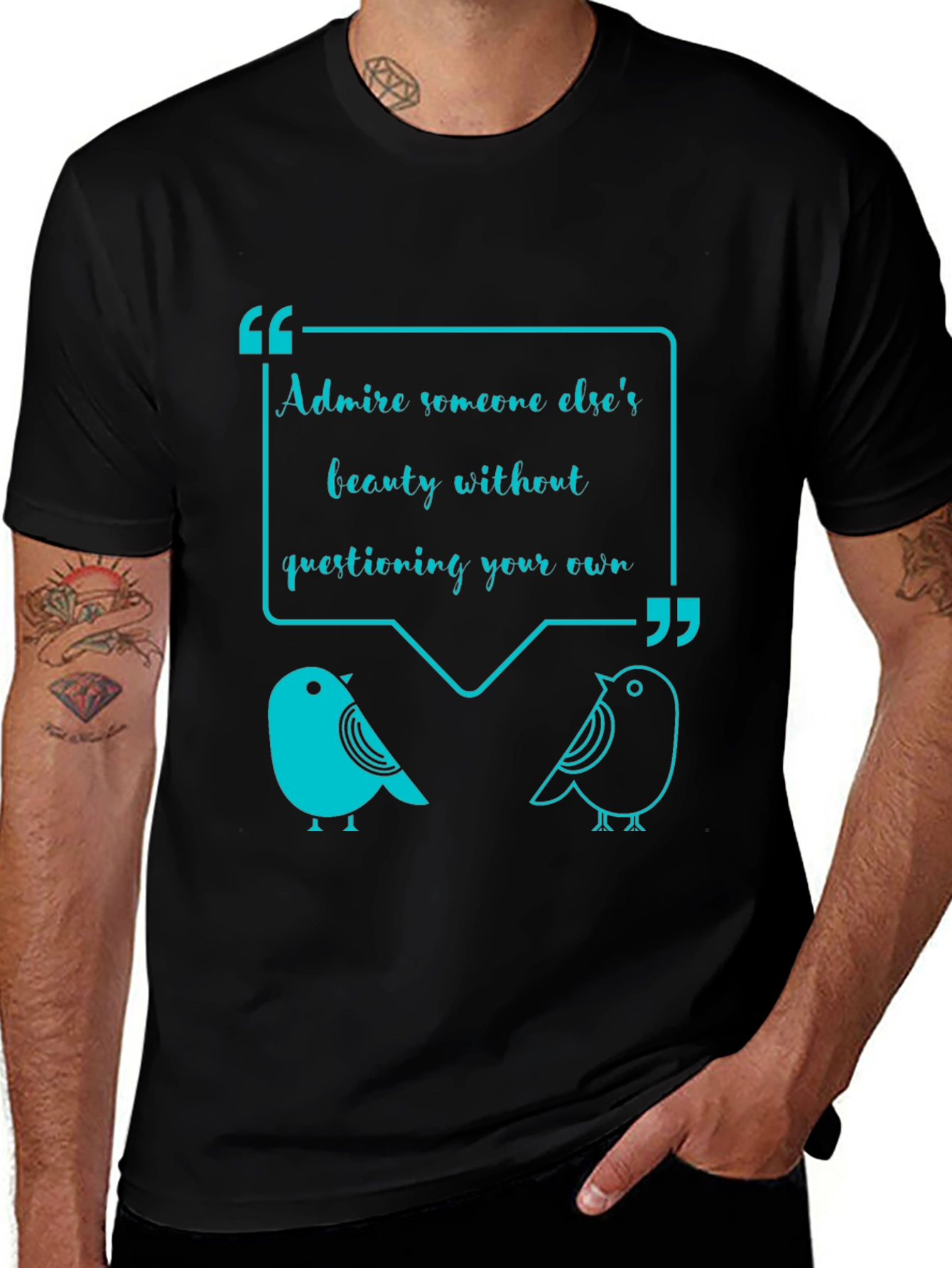 Variant 13 of Quote Bird Graphic Tee - Stylish Unisex T-Shirt