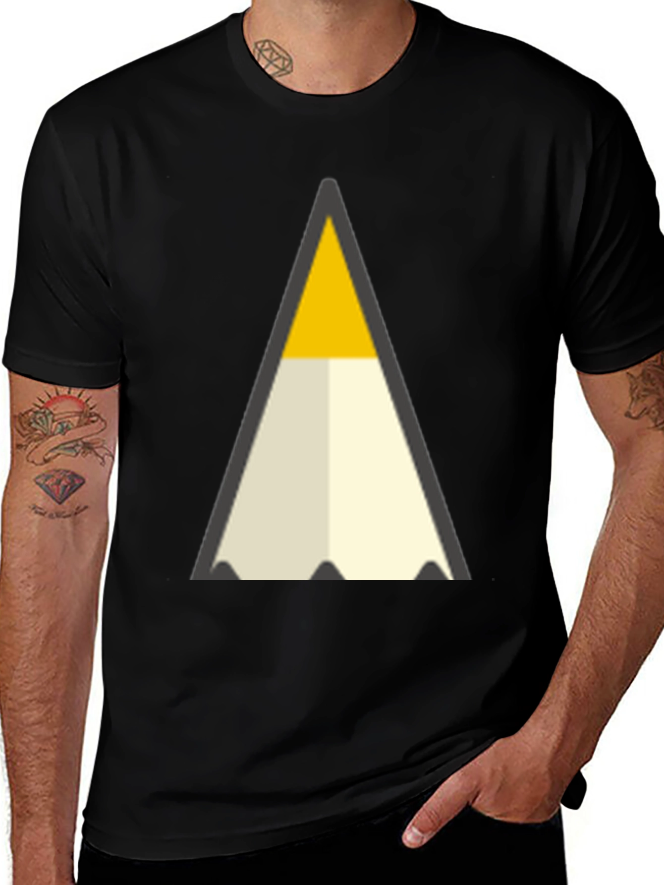 Variant 24 of Geometric Candy Corn T-Shirt