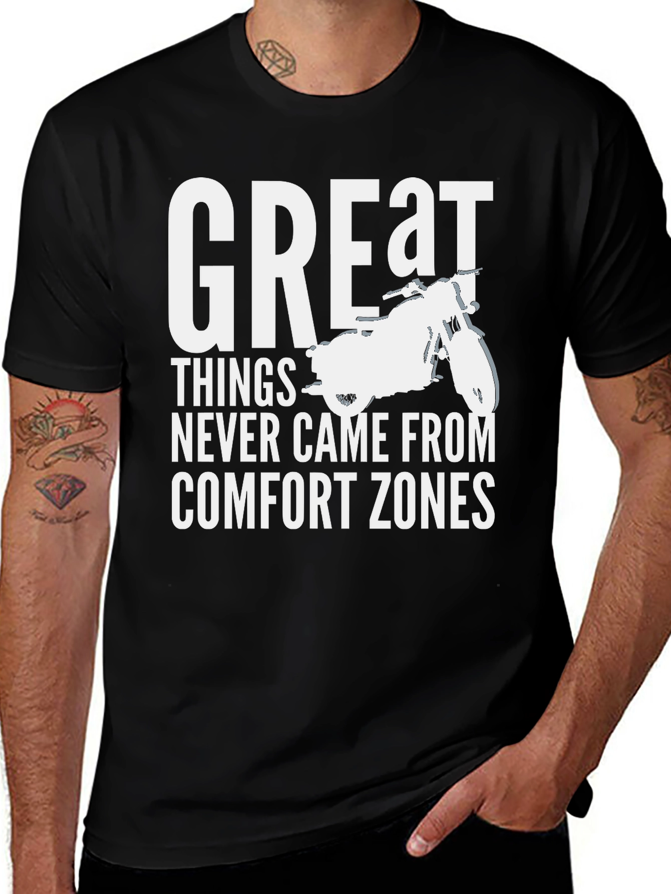 Variant 9 of Great Things Never Came From Comfort Zones T-Shirt