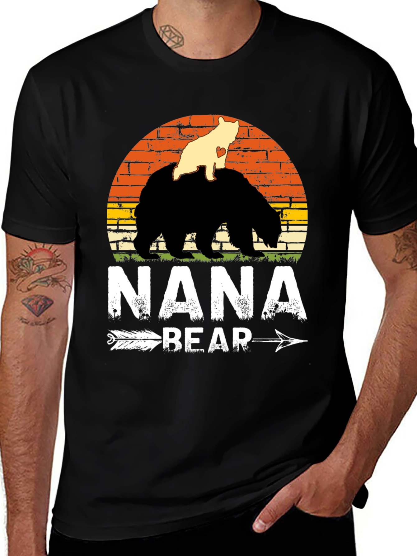 Nana Bear Graphic T-Shirt