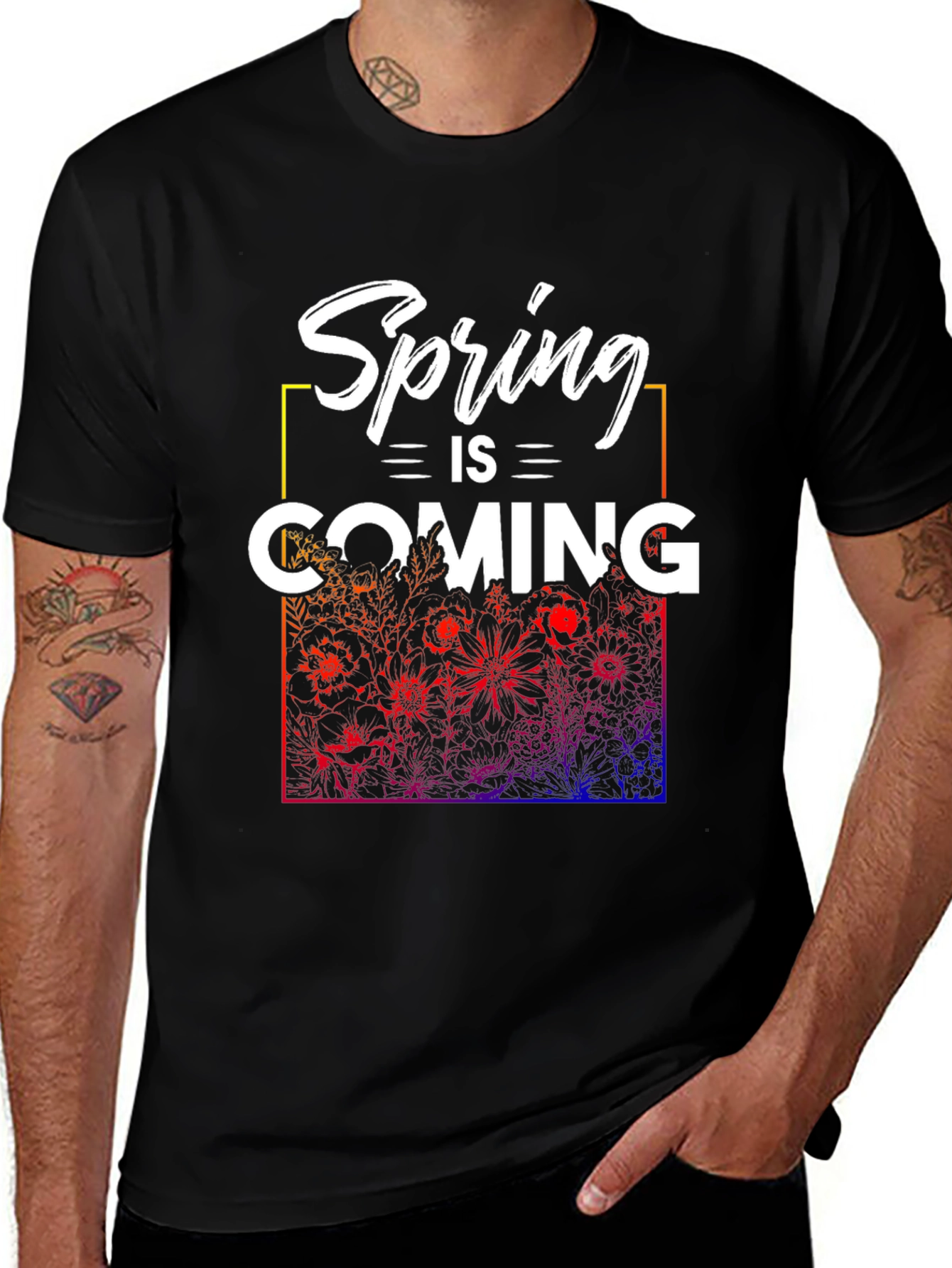 Variant 9 of Spring is Coming Graphic T-Shirt