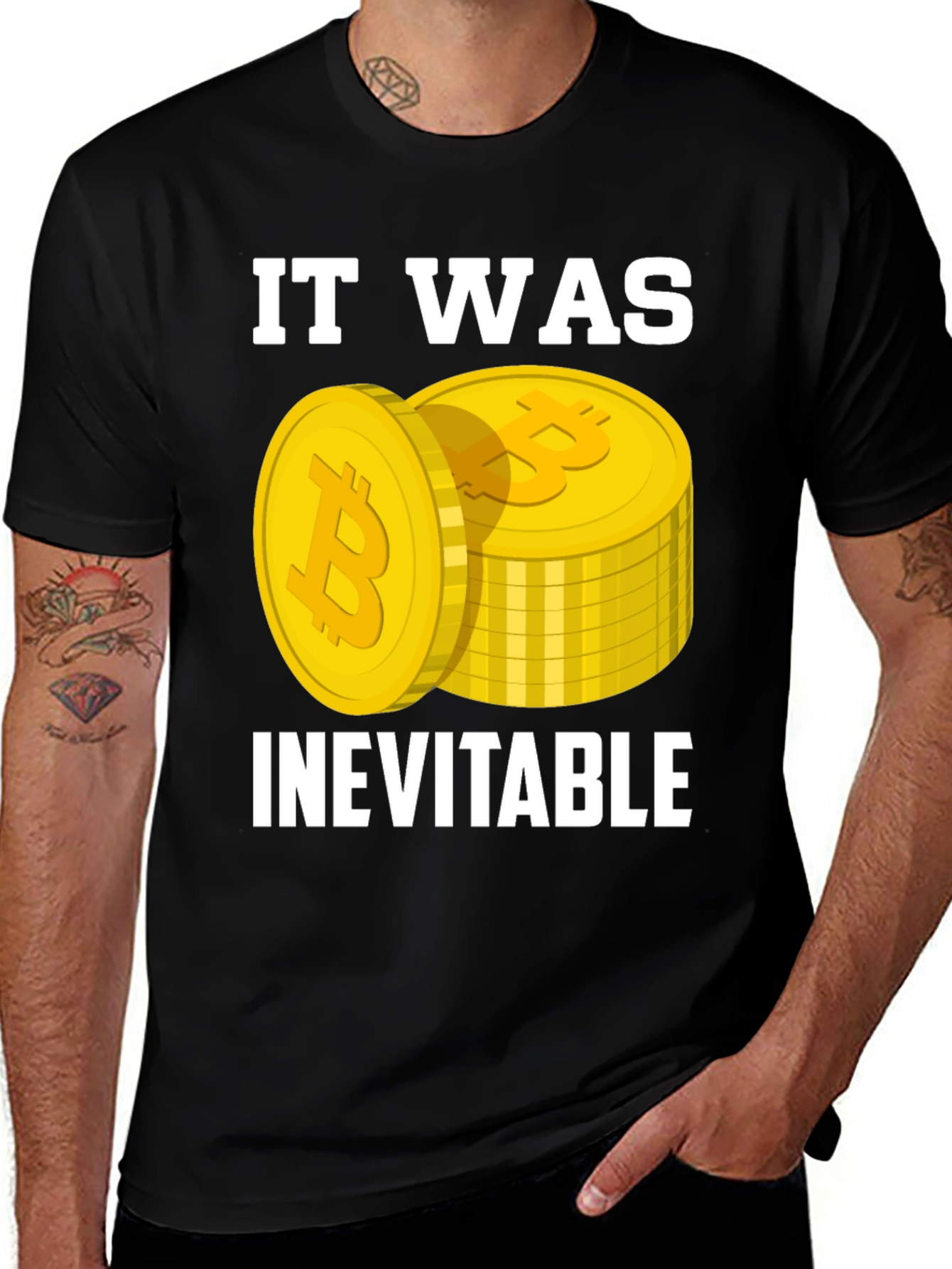 Bitcoin Inevitable Graphic T-Shirt