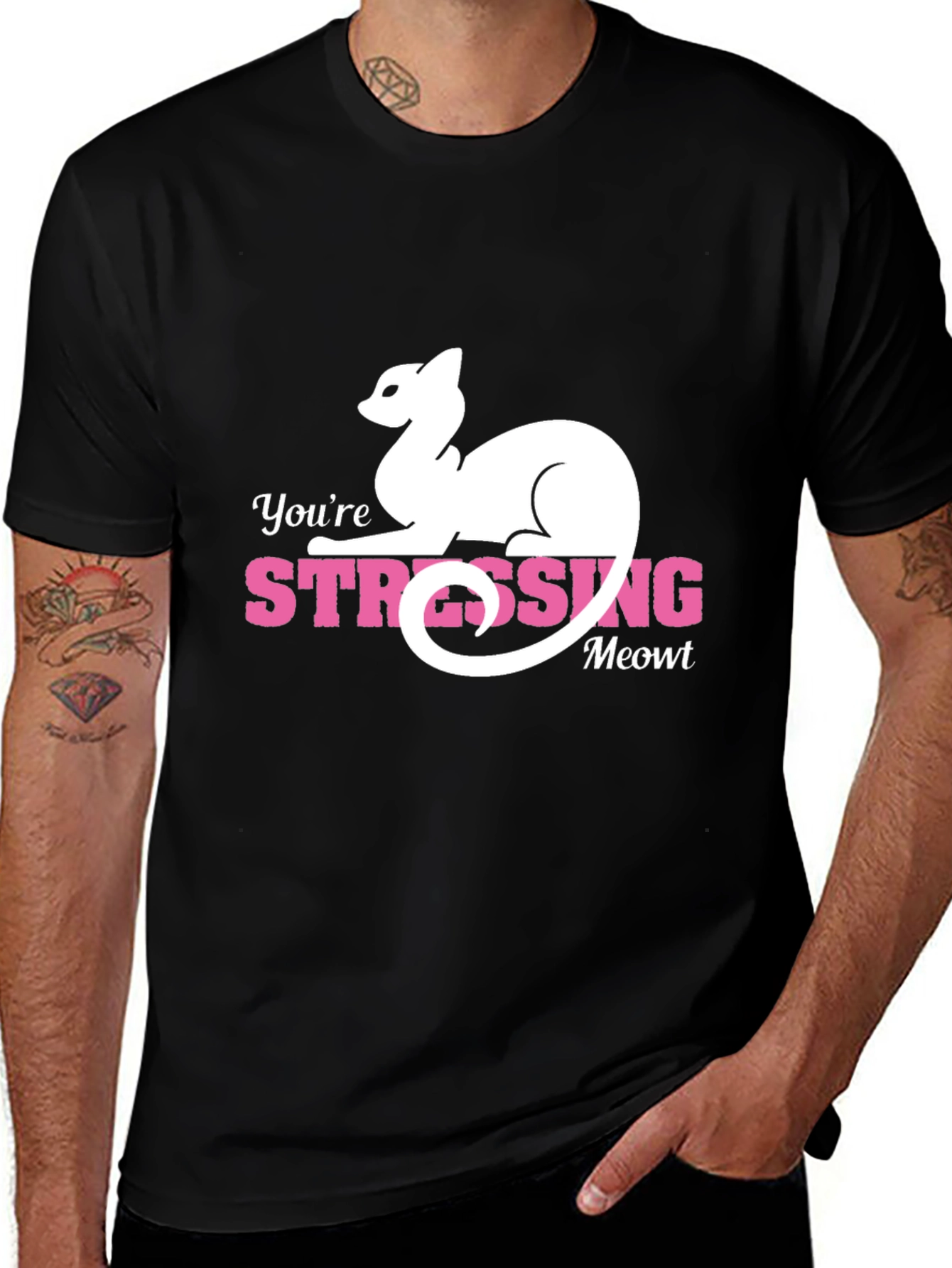 Variant 11 of You're Stressing Meowt T-Shirt