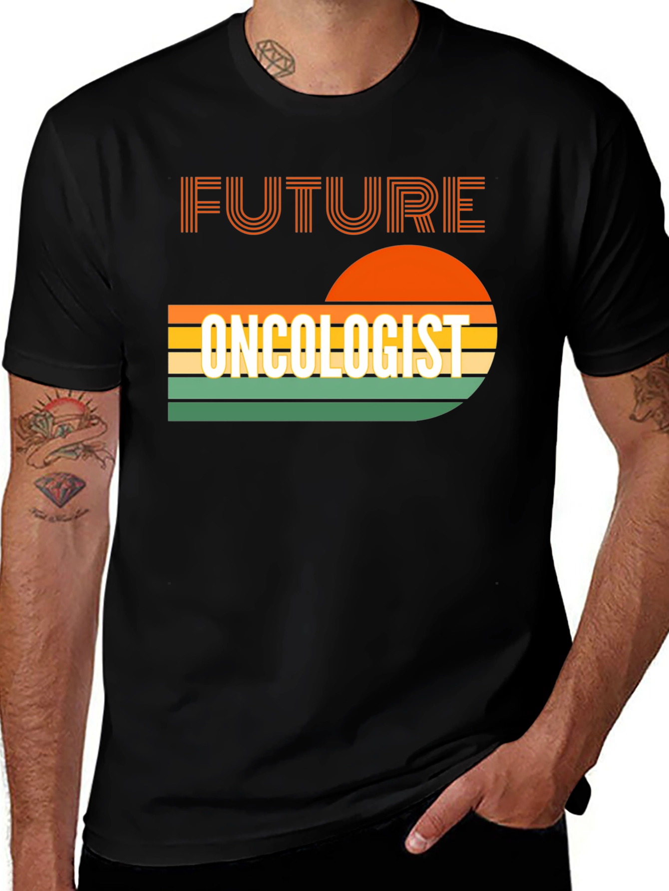 Variant 28 of Future Oncologist Sunset Graphic Tee