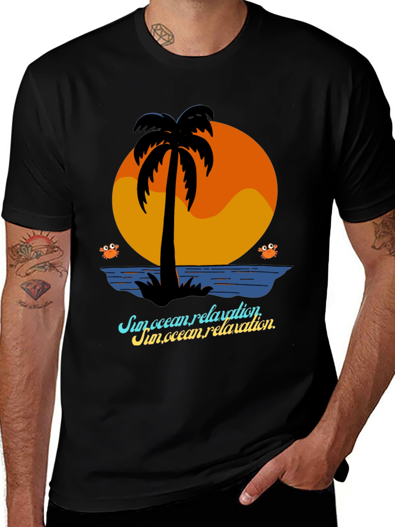 Variant 3 of Sun Ocean Relaxation T-Shirt