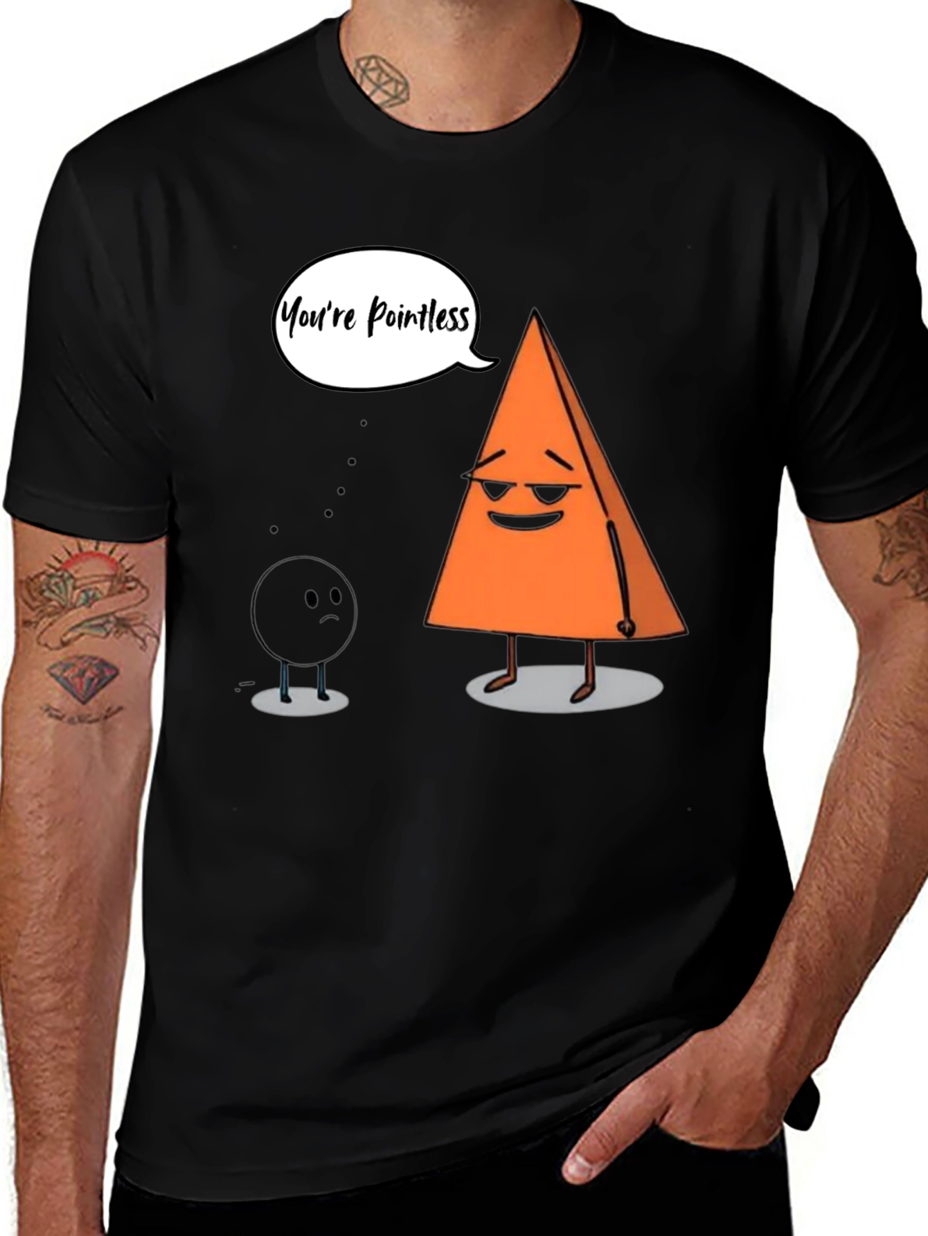 Variant 3 of Pointless Humor Graphic T-Shirt