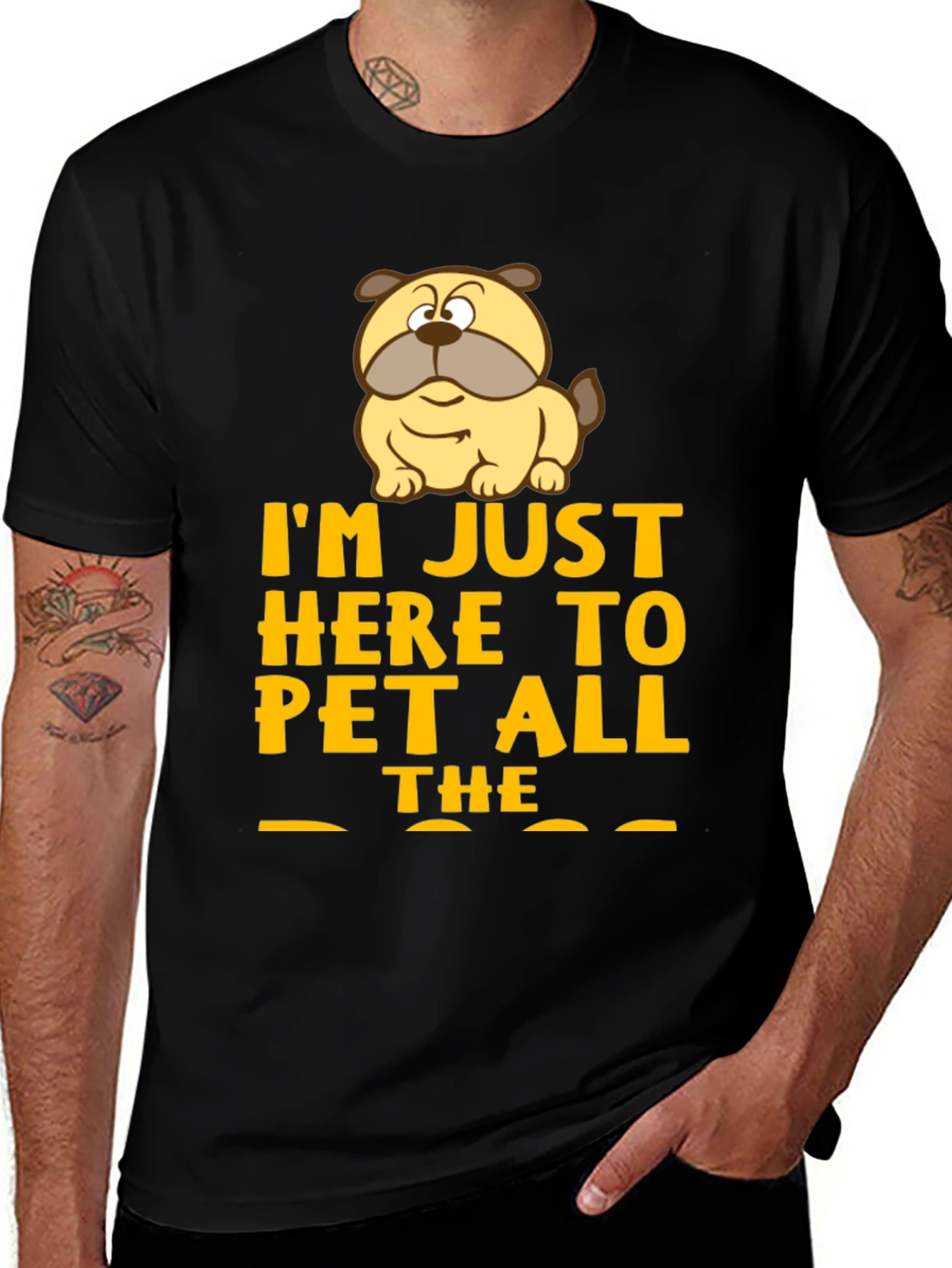 Variant 12 of Dog Lover T-Shirt - Pet All The Dogs