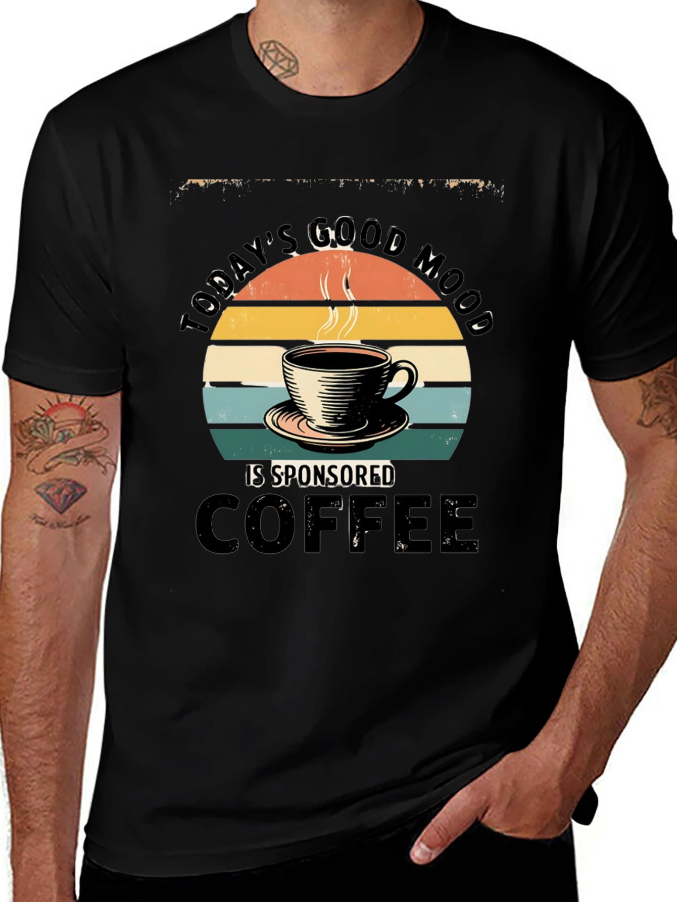 Variant 22 of Today's Good Mood Coffee T-Shirt