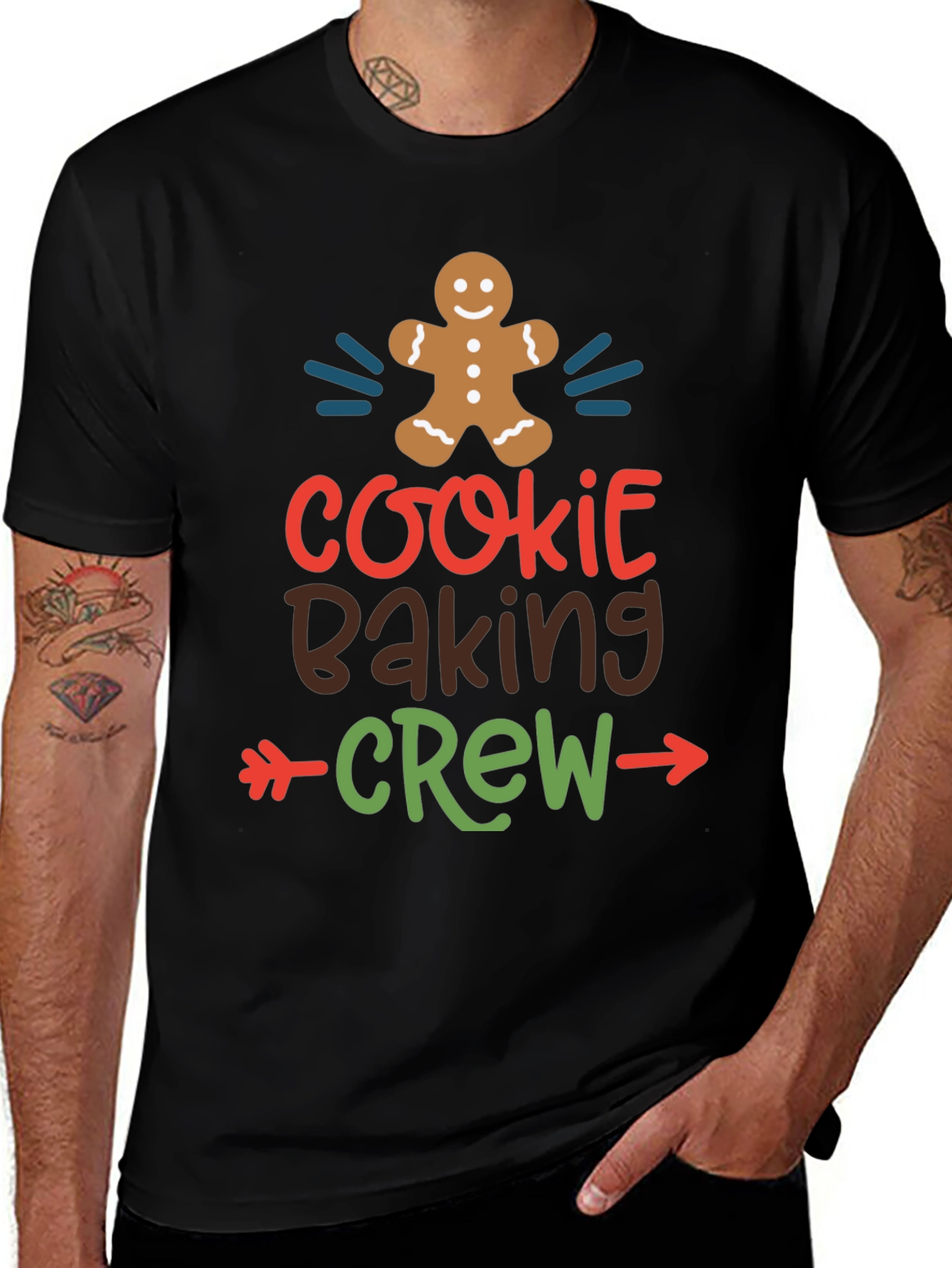 Cookie Baking Crew Christmas T-Shirt