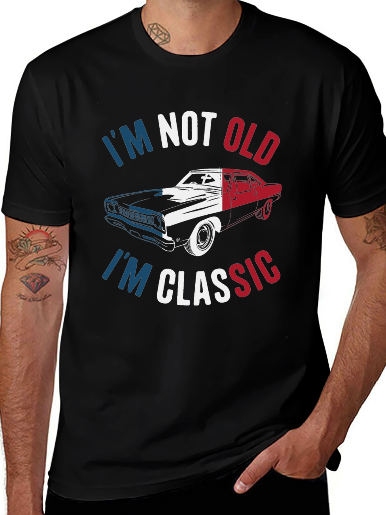 Variant 2 of I'm Not Old I'm Classic Car T-Shirt