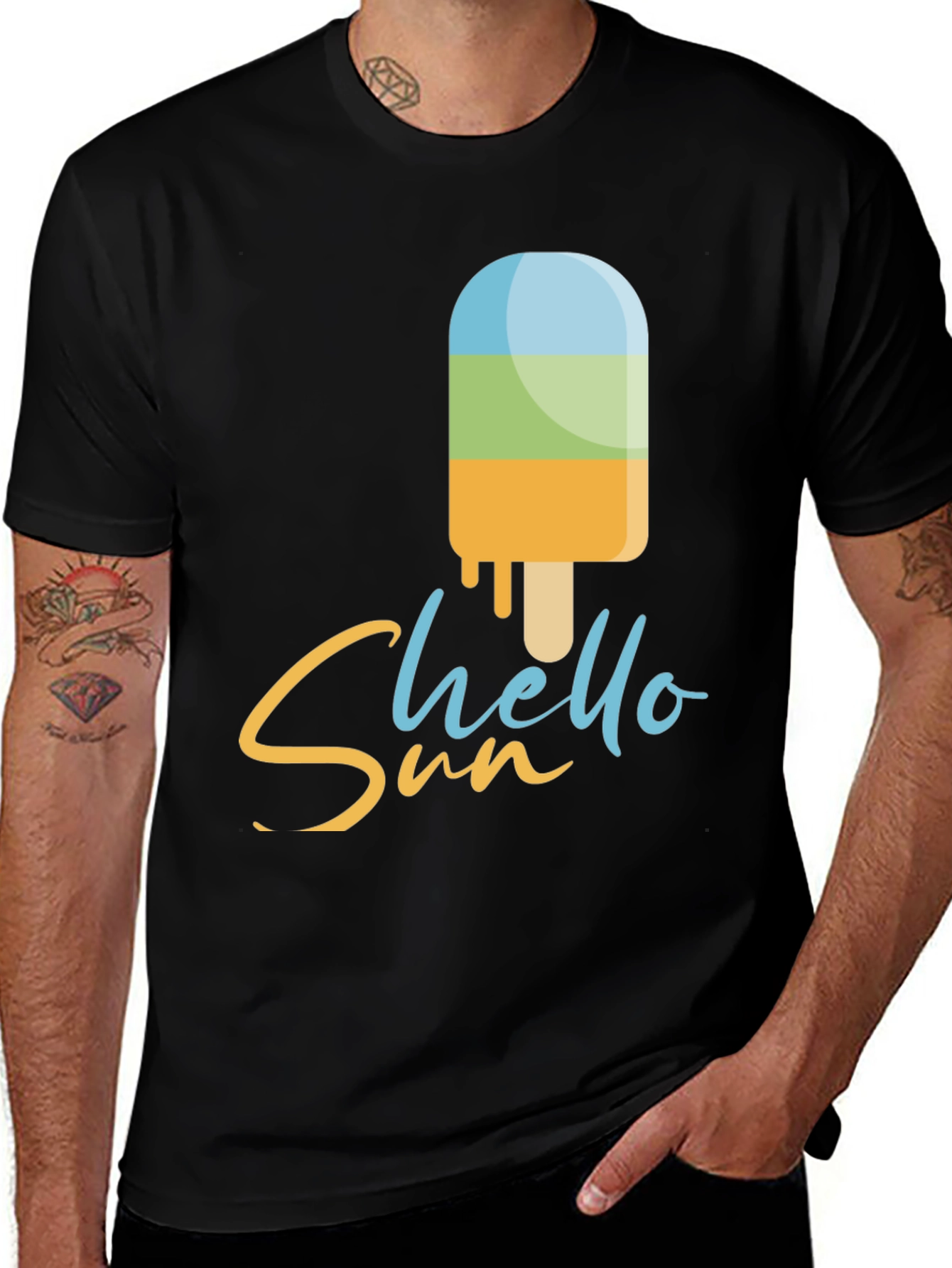Variant 30 of Shello Sun Graphic T-Shirt - Summer Fun Tee