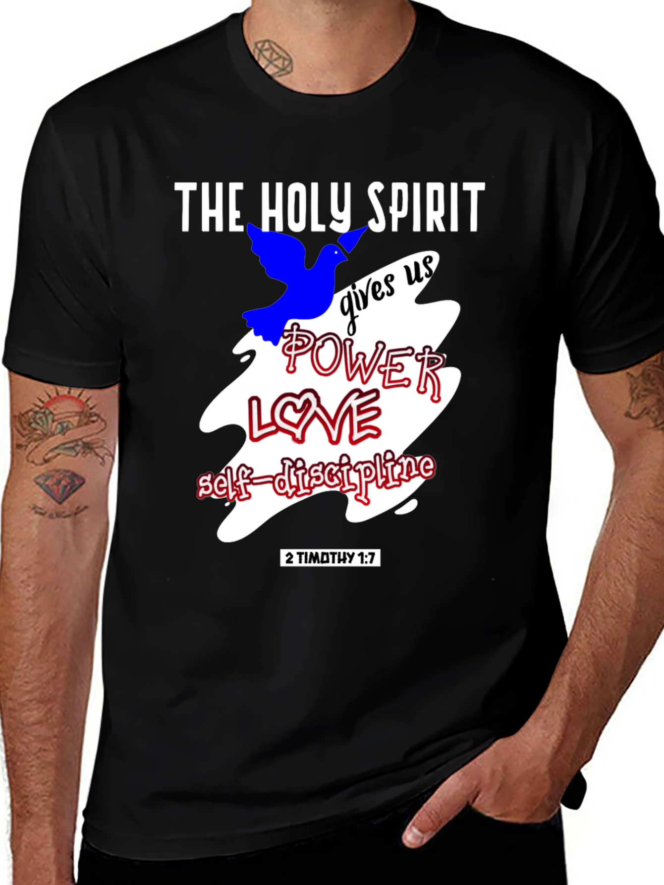 The Holy Spirit T-Shirt - Power, Love, Self-Discipline