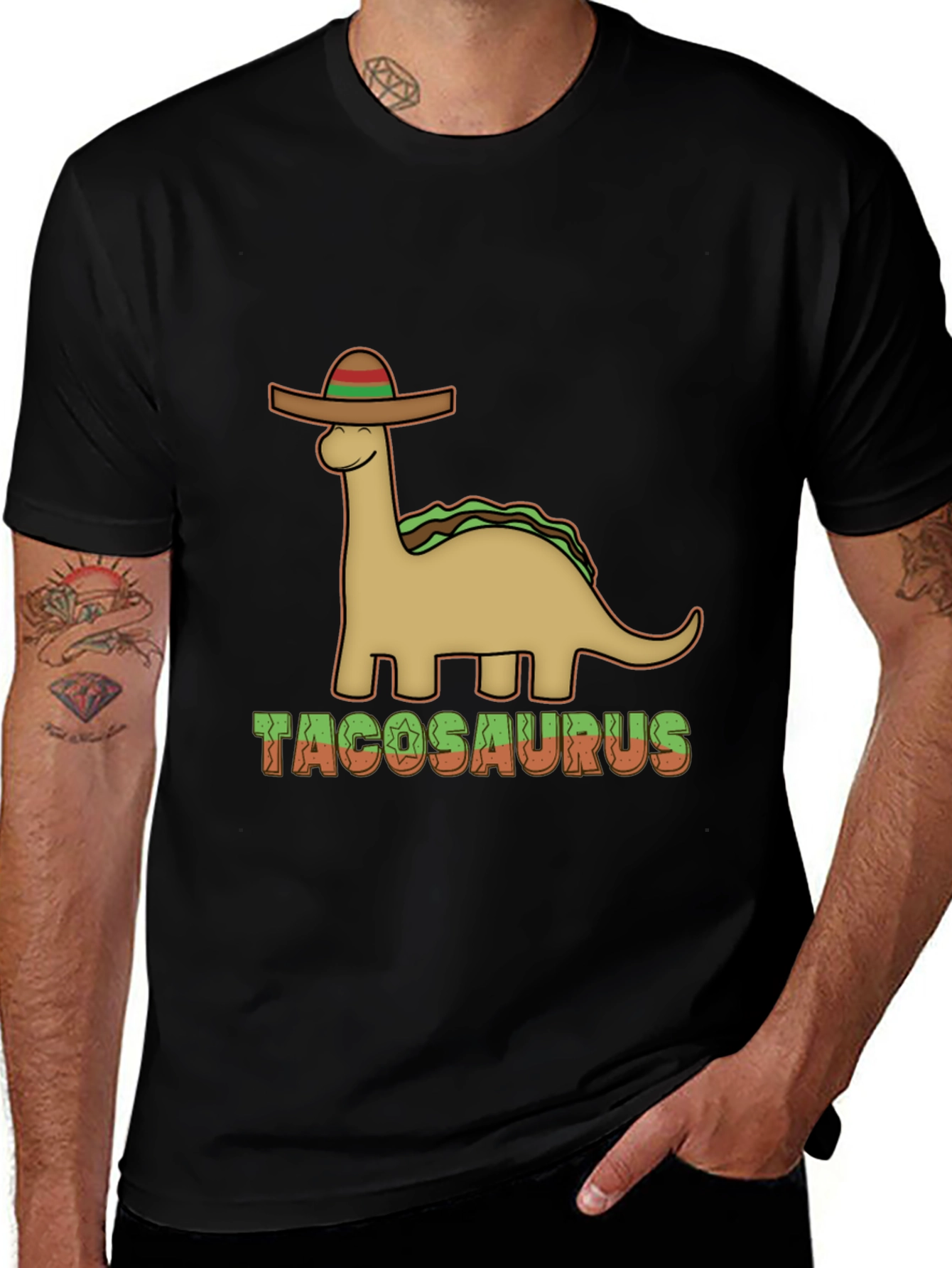 Variant 27 of Tacosaurus T-Shirt - Fun Dinosaur Taco Lover Tee