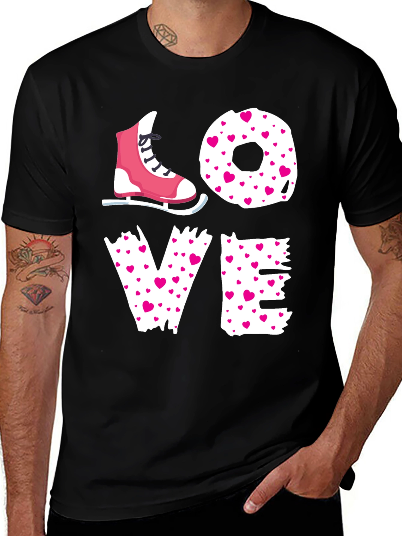 Variant 22 of Love Ice Skating Valentine's Day T-Shirt
