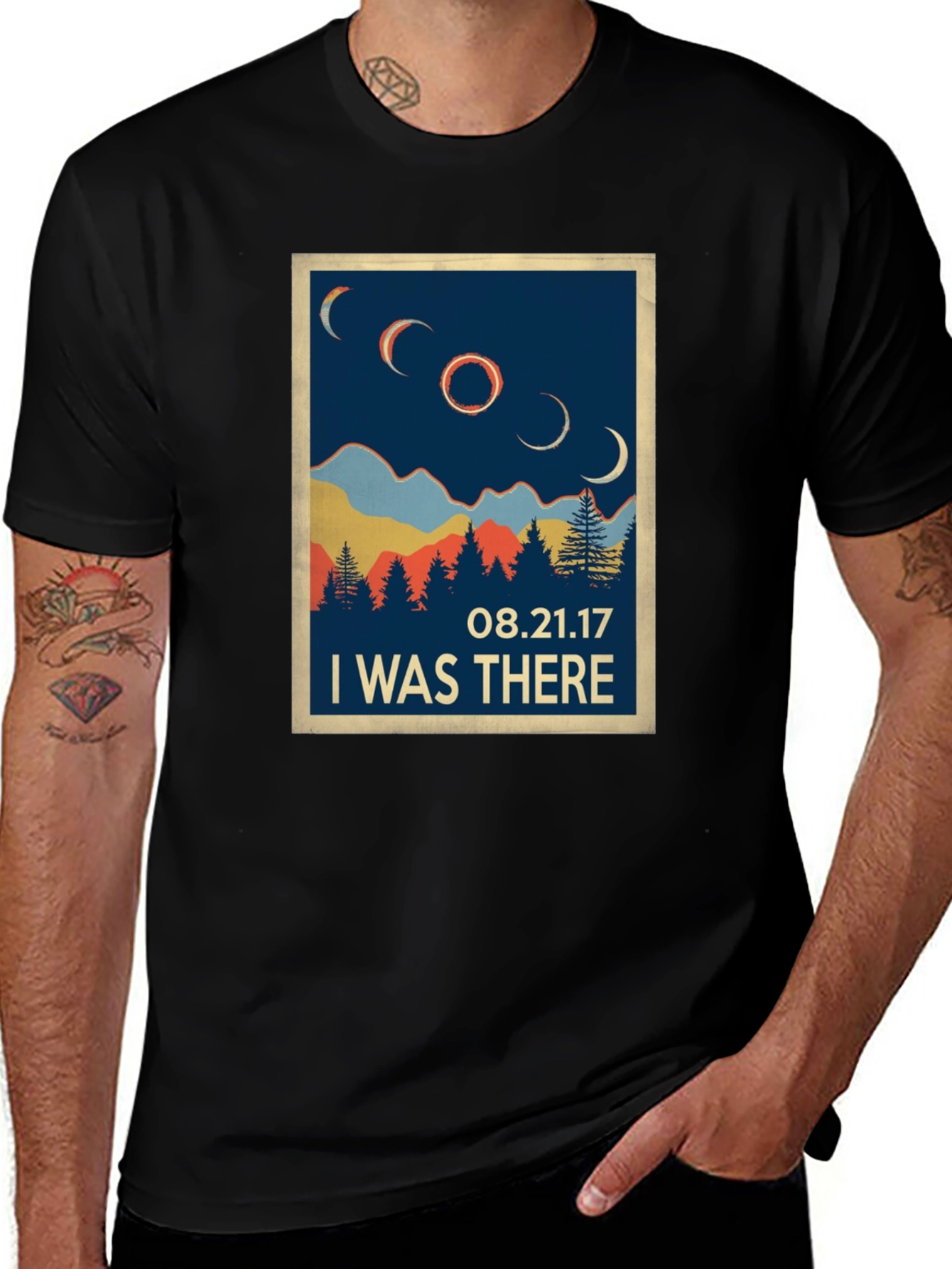 Variant 11 of I Was There Eclipse T-Shirt - August 21, 2017