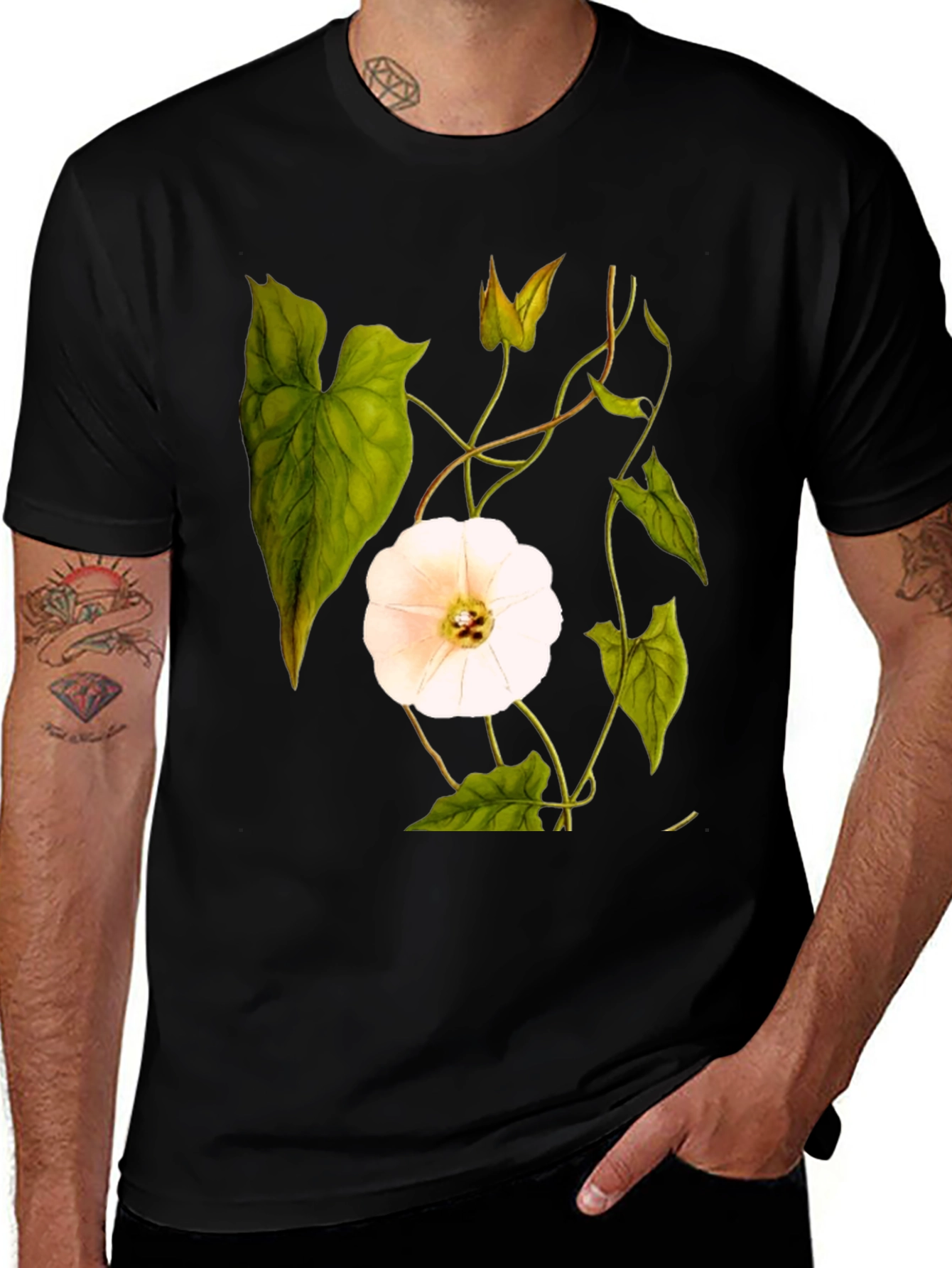 Variant 13 of Botanical Floral Print T-Shirt