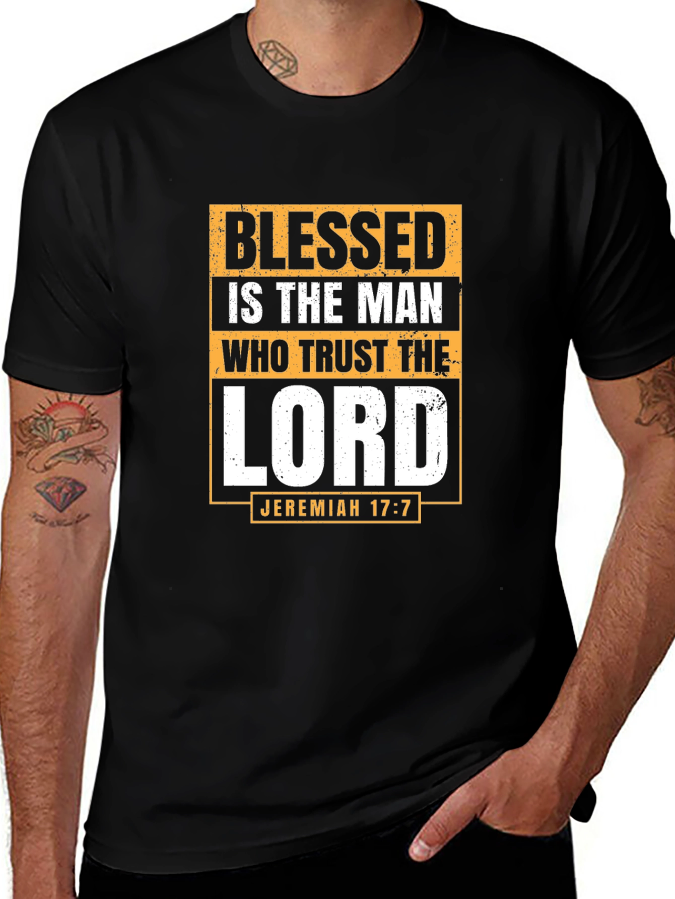 Variant 12 of Blessed is the Man T-Shirt