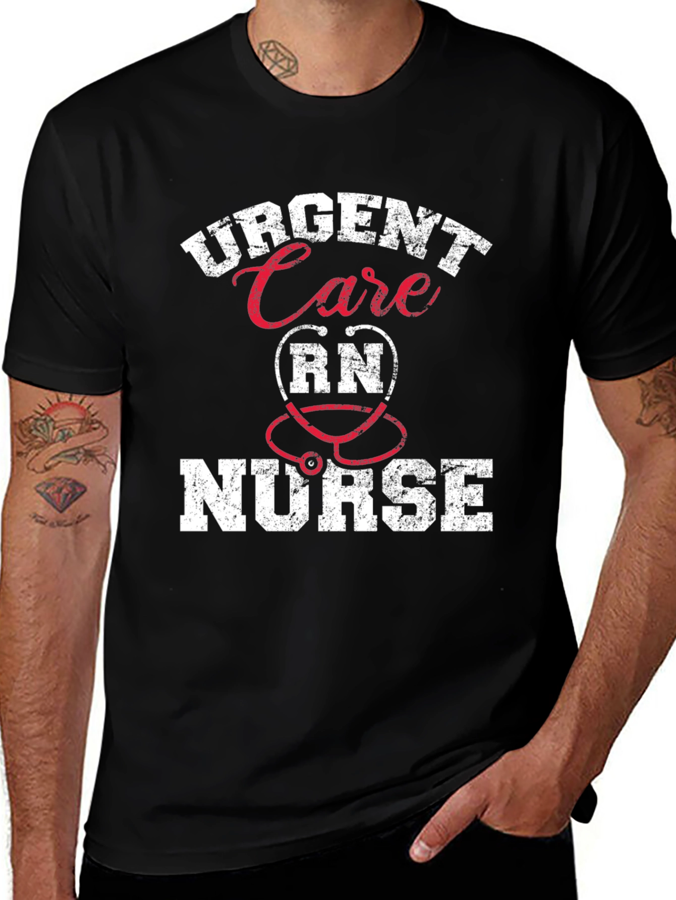 Variant 16 of Urgent Care RN Nurse T-Shirt - Gift for Healthcare Workers