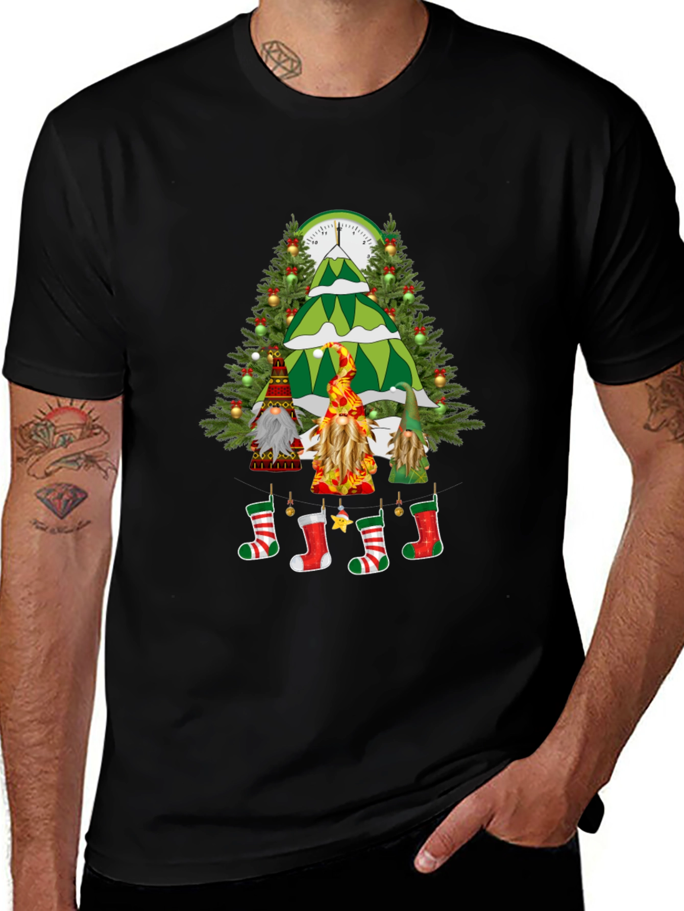 Festive Gnome Christmas T-Shirt
